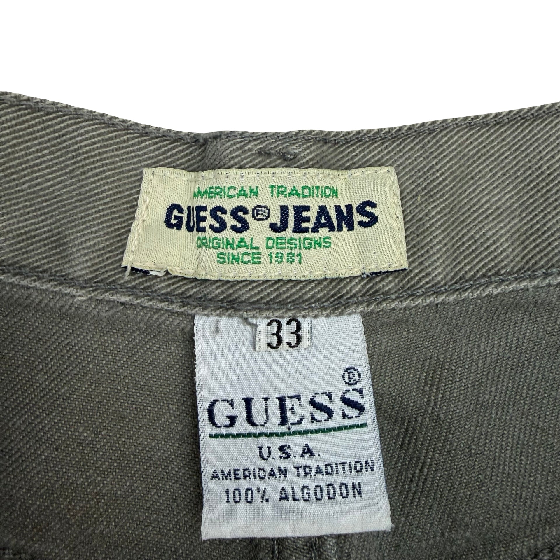 Vintage Guess Jeans Denim Shorts Grey