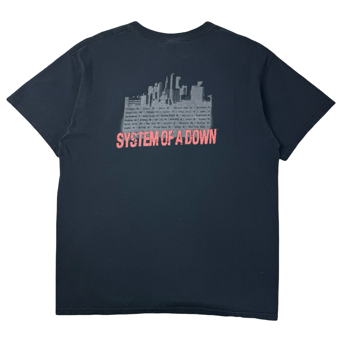2002 System Of A Down Imposter North America Tour T-Shirt