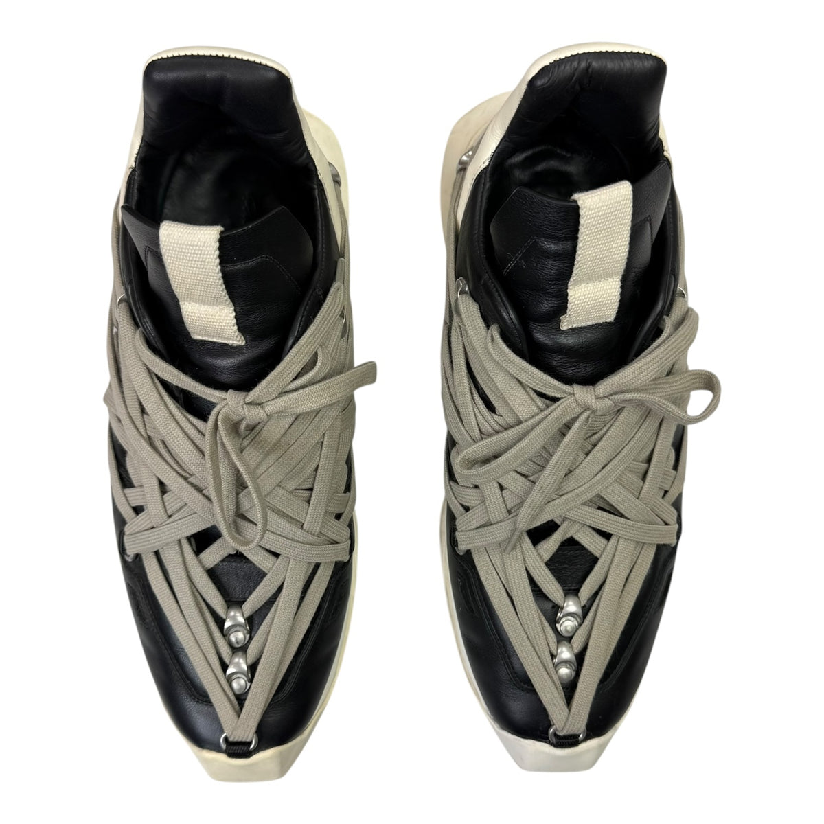 Rick Owens Geth Megalace Runner Black/Milk (Used)