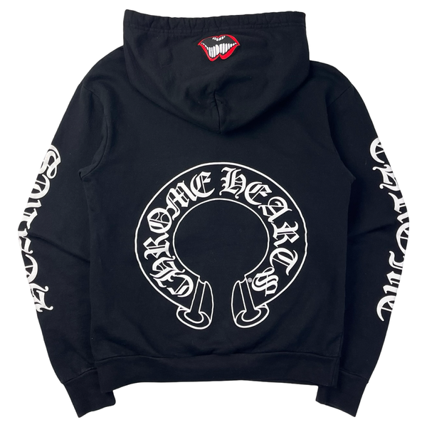 Chrome Hearts Matty Boy Chomper Horseshoe Hoodie Black