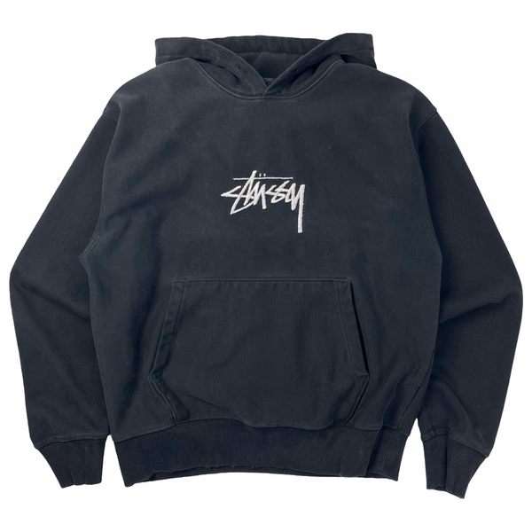 Stussy Stock Logo Hoodie Black