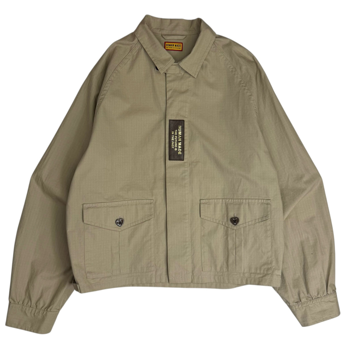 Human Made Cotton Flight Jacket Beige