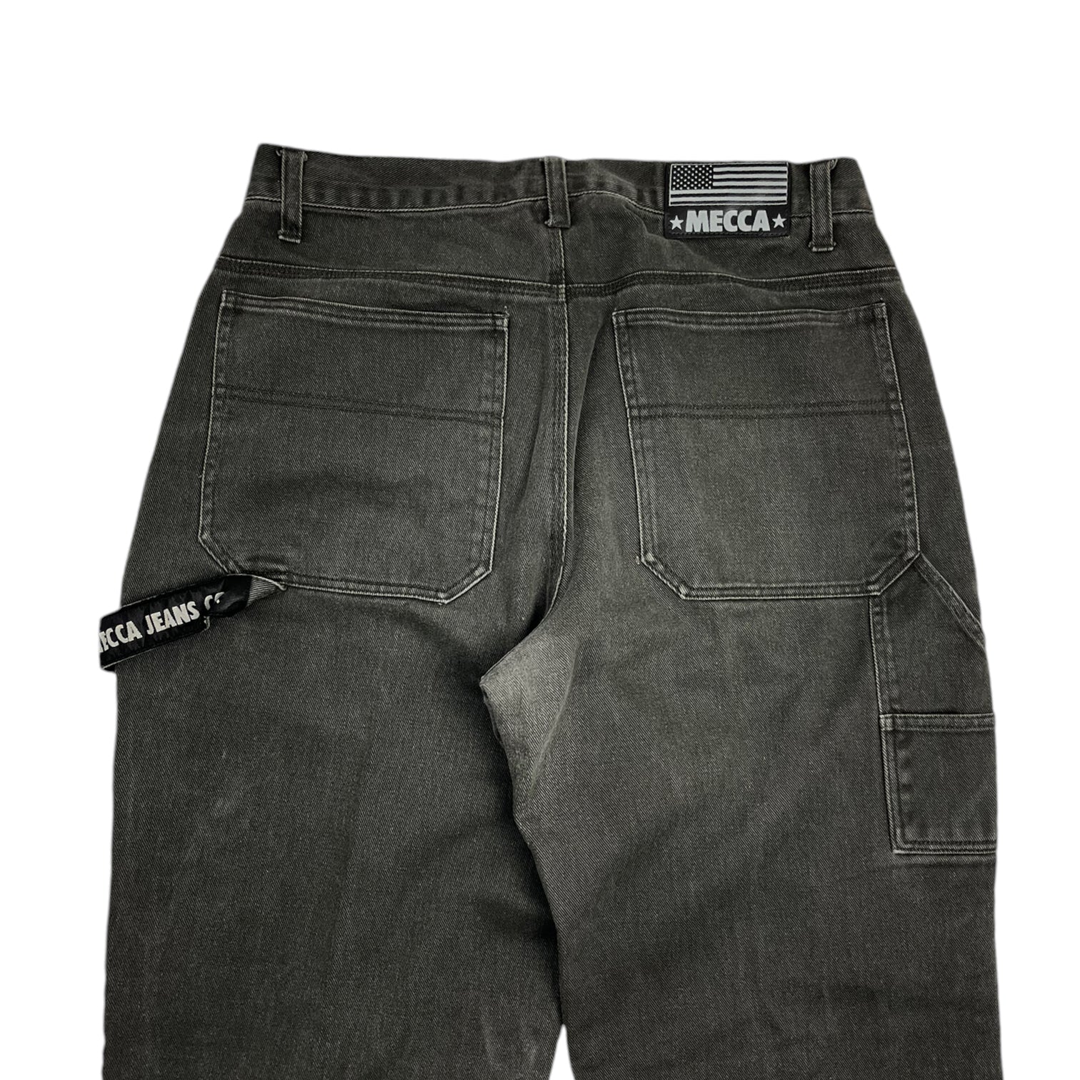 Vintage Y2K Mecca Baggy Pants Charcoal