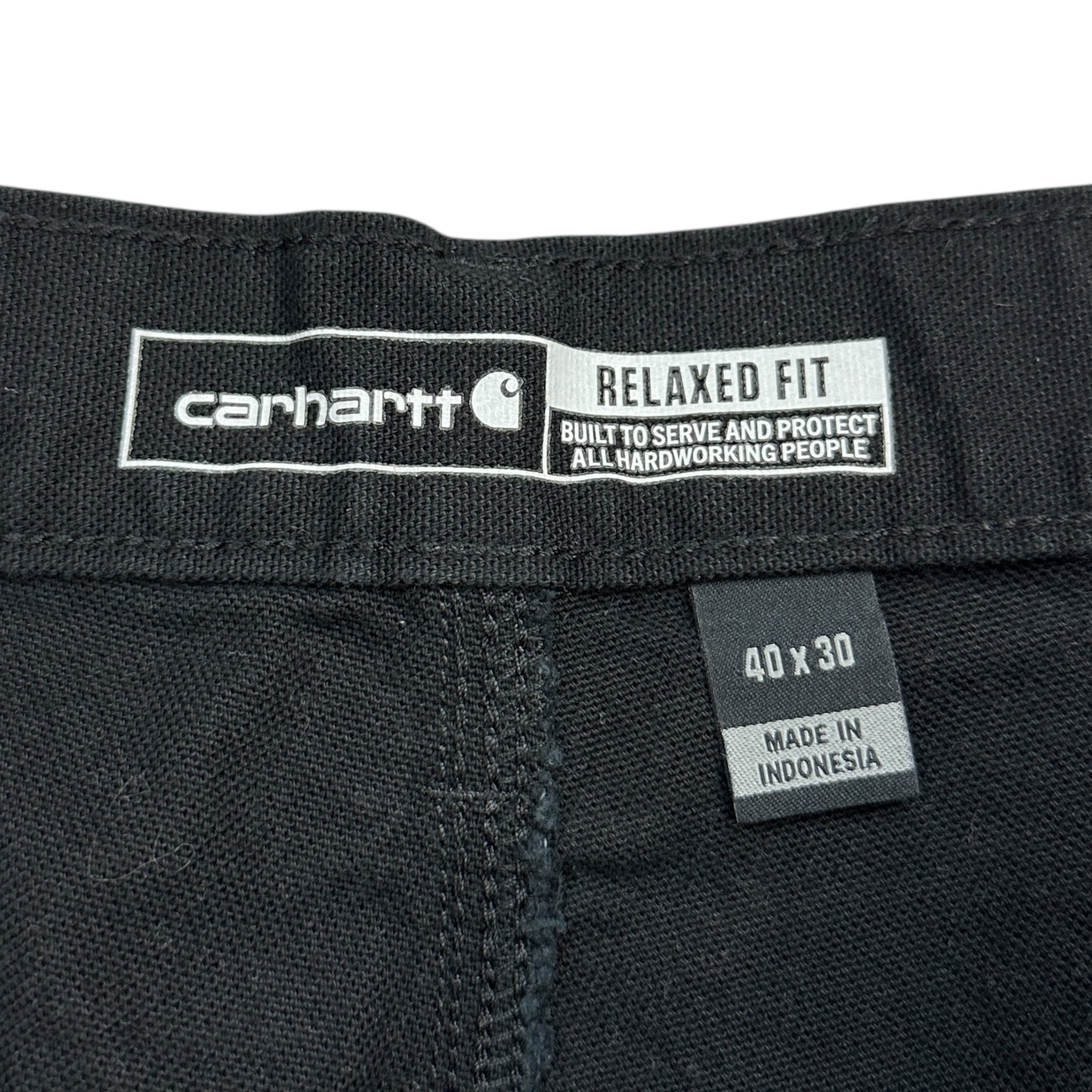 Carhartt Double Knee Cargo Pants Black