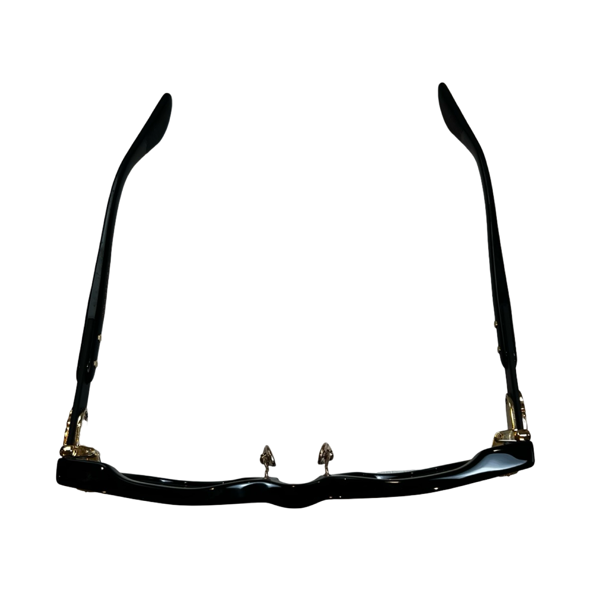 Chrome Hearts Baggins A Square Frame Optical Glasses Black Acetate