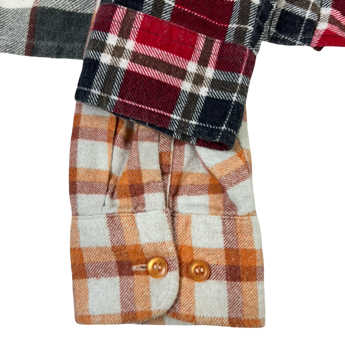 Rebuild by Needles Reconstructed Flannel Shirt