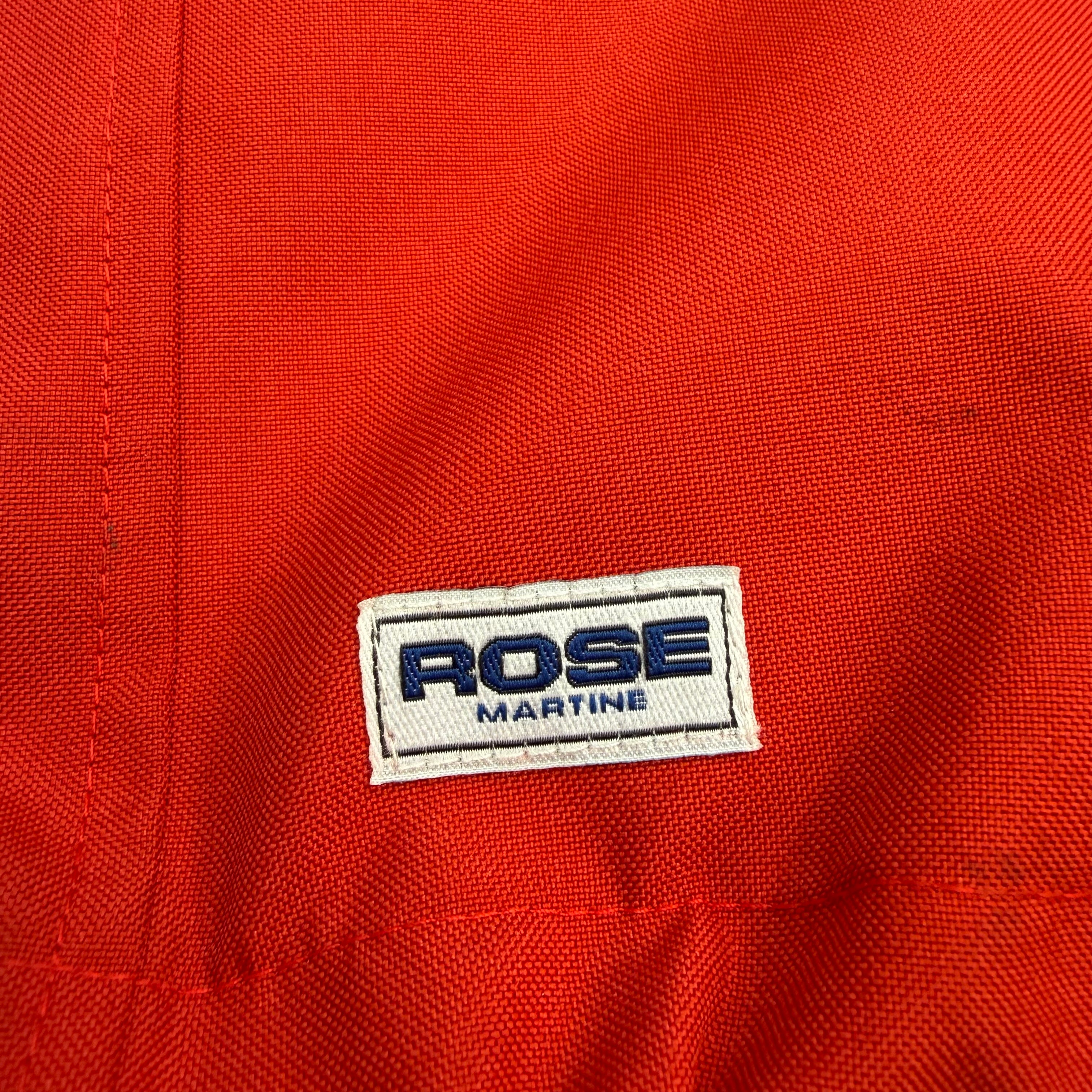 Martine Rose SS18 Oversized Colorblock Rain Parka Red