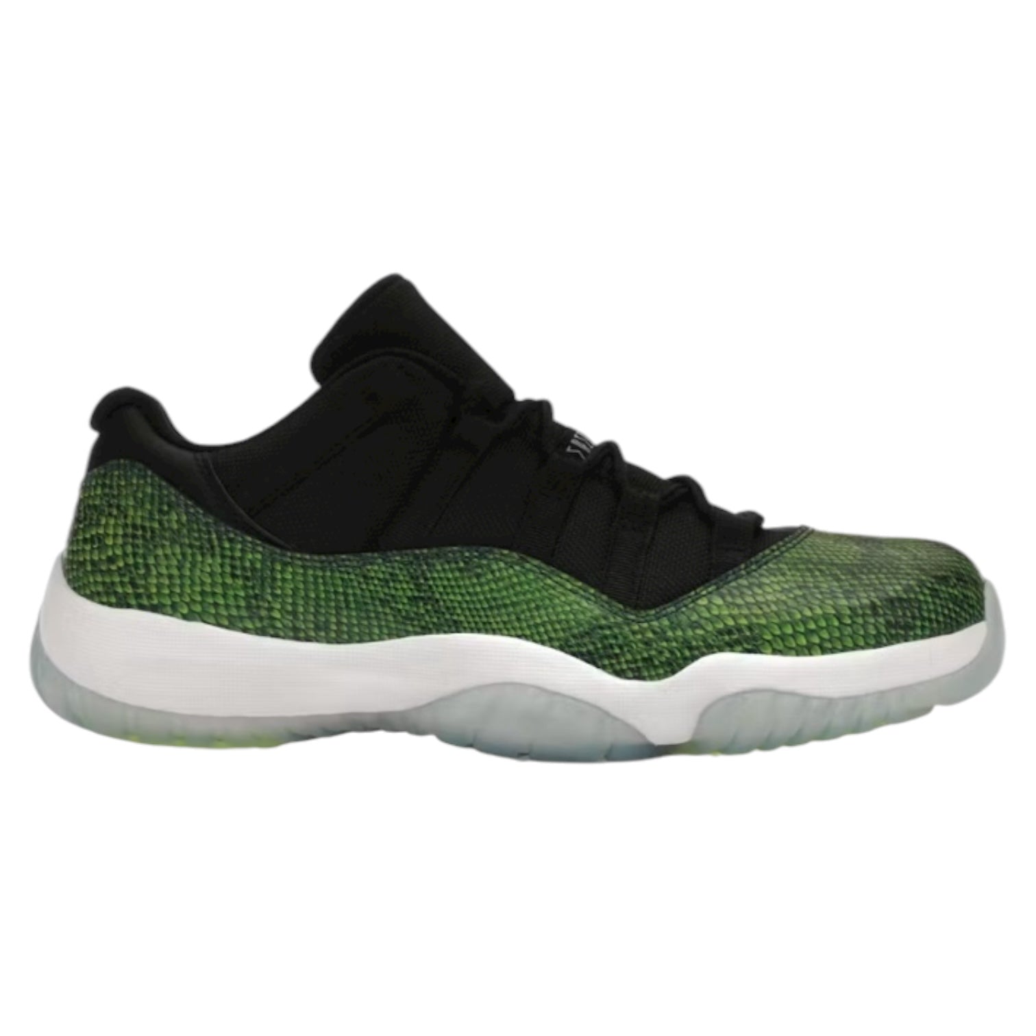 Jordan 11 Retro Low Green Snakeskin