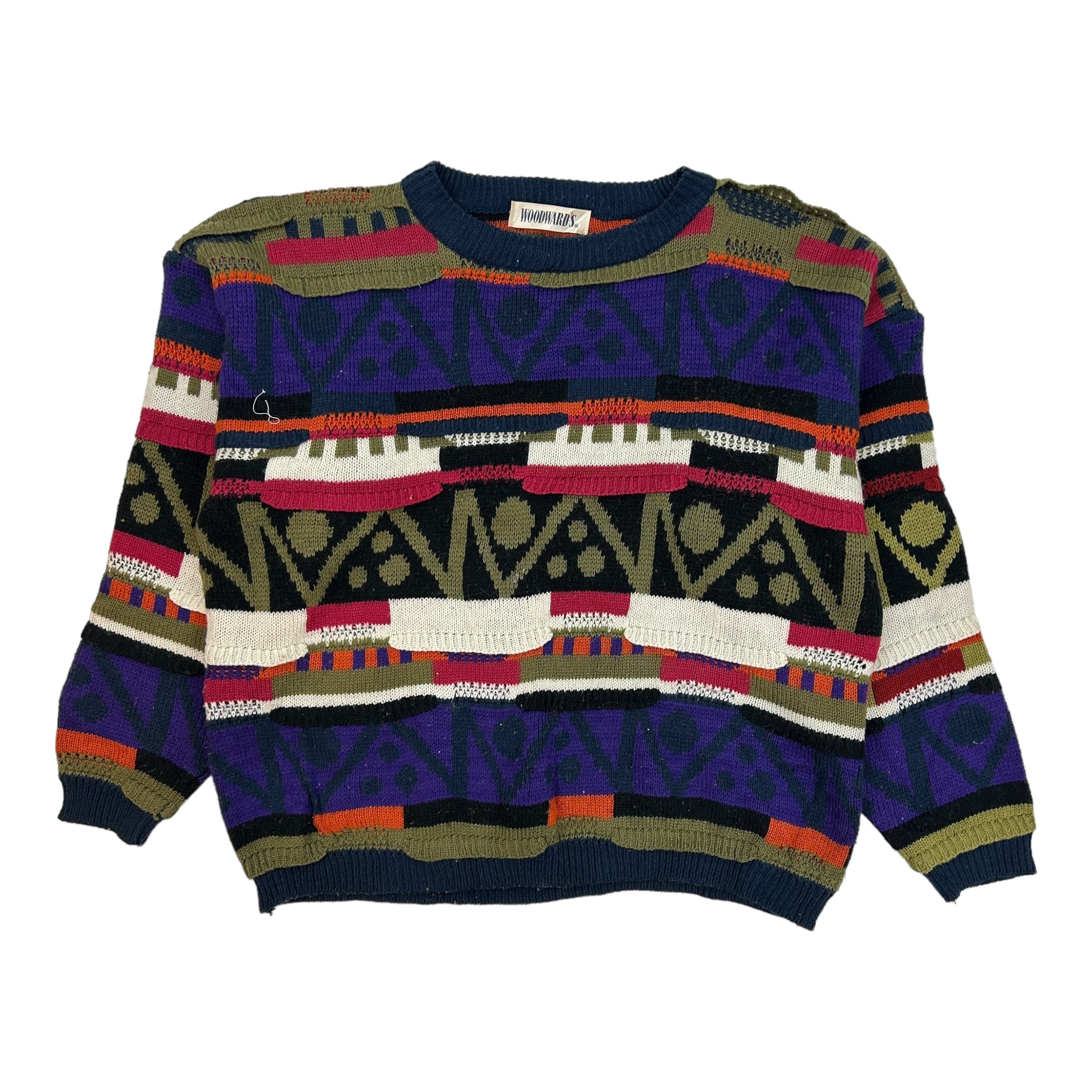 Vintage Woodward's Multicolor Knit Sweater