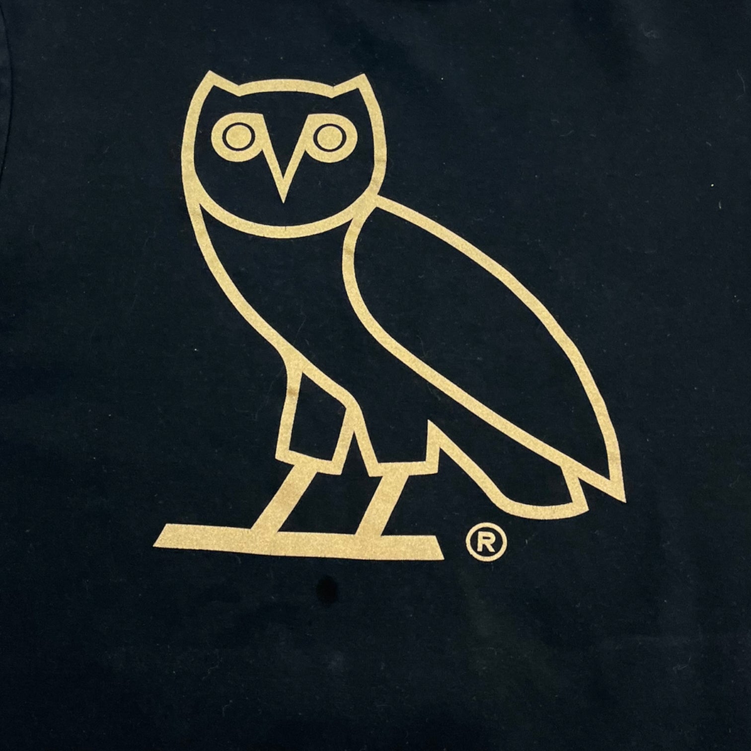 OVO Golden Owl Tee Black