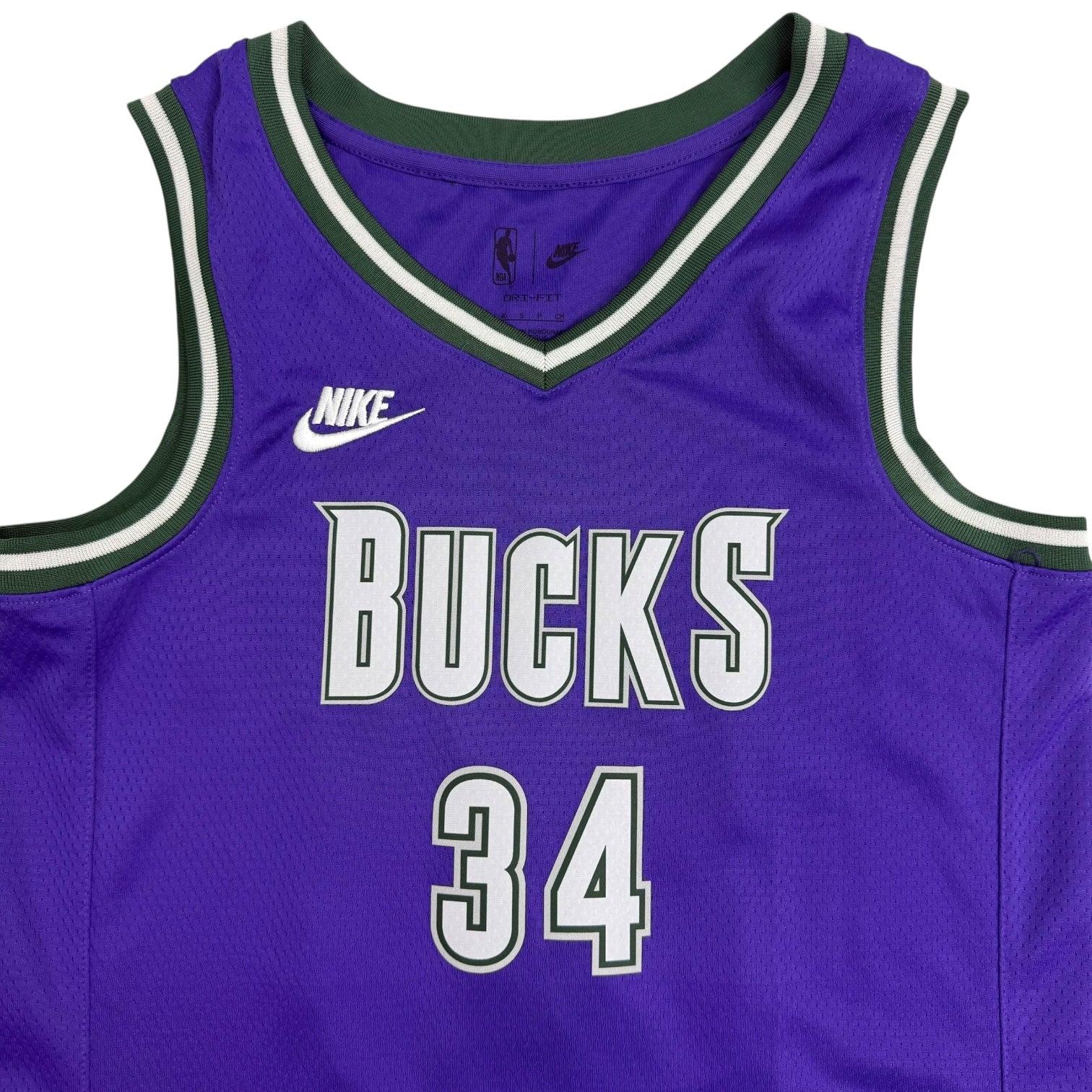 Nike Milwaukee Bucks Giannis Antetokounmpo Classic Jersey Purple