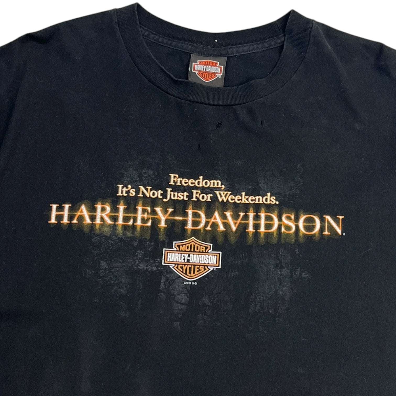 Harley Davidson Washington Twilight Font T-Shirt