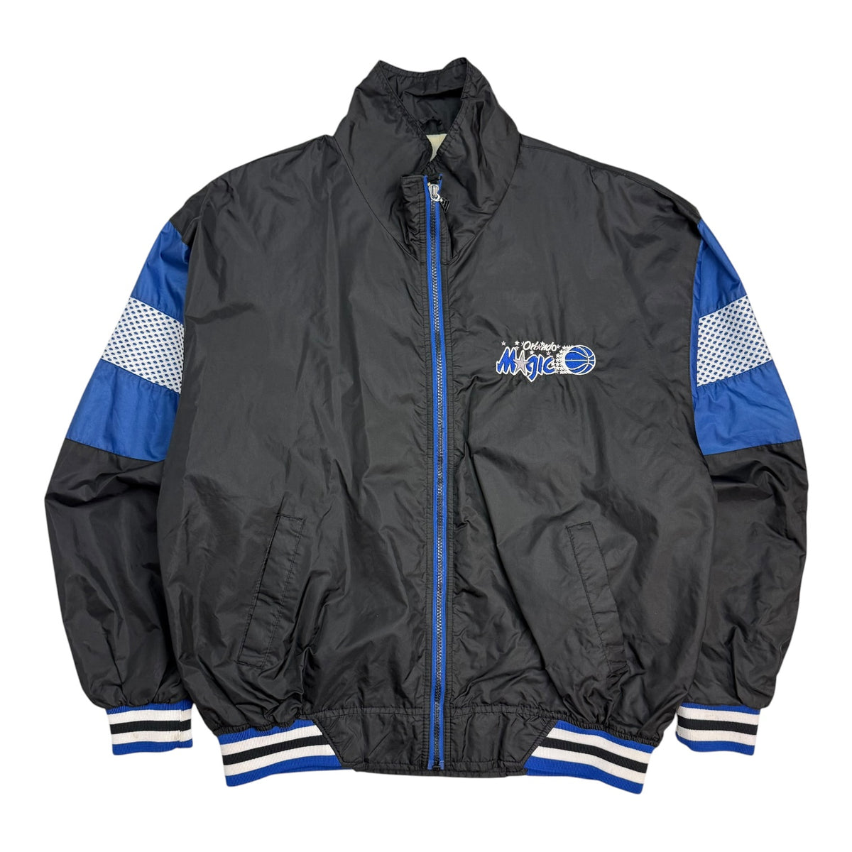 Vintage Pro Player Orlando Magic Warmup Jacket Black/Blue
