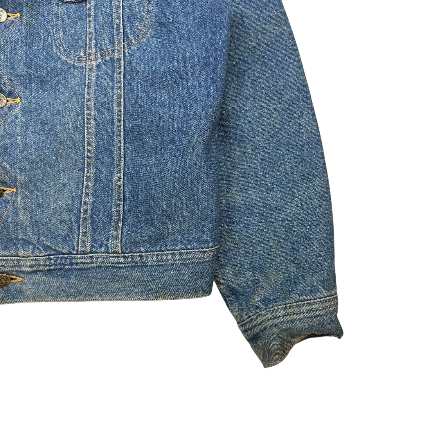 Vintage Lee Storm Rider Denim Jacket Dark Wash