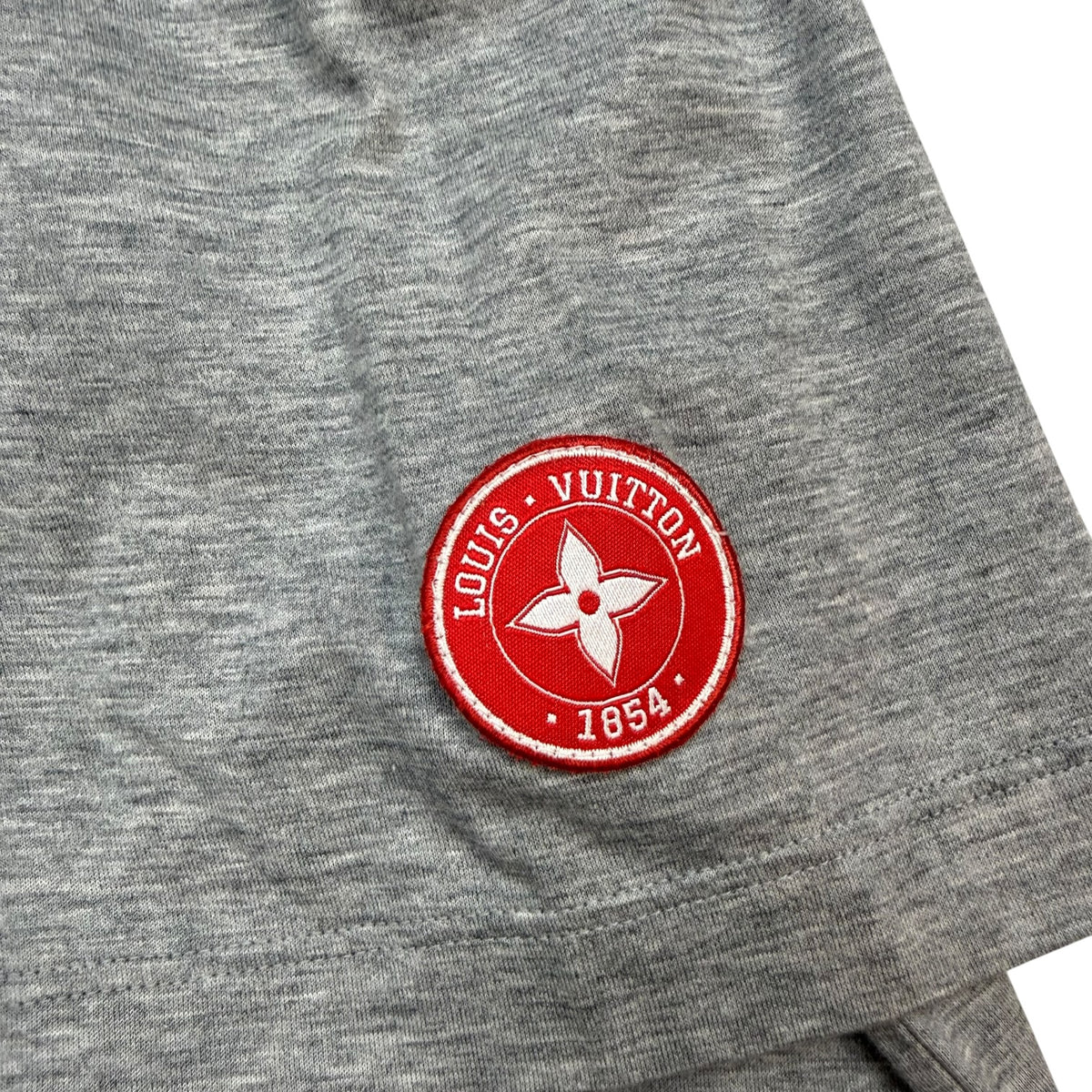 Louis Vuitton Varsity Knit Patch Tee Grey