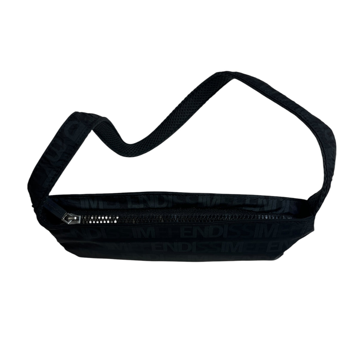 (W) Fendissime Logo Jacquard Pouch Shoulder Bag