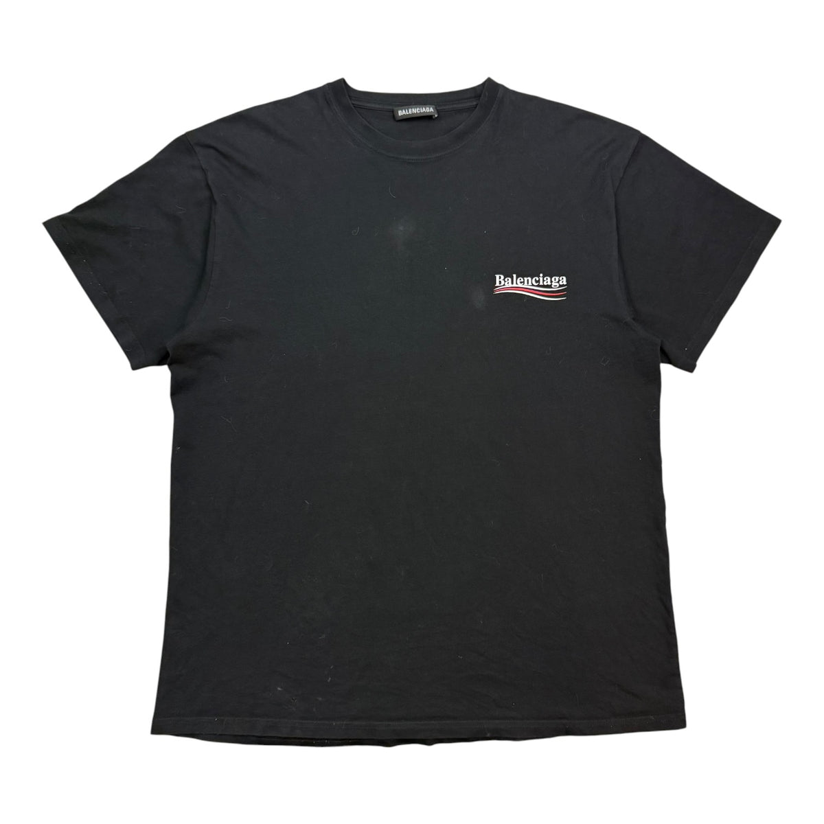Balenciaga Political Campaign Tee Black