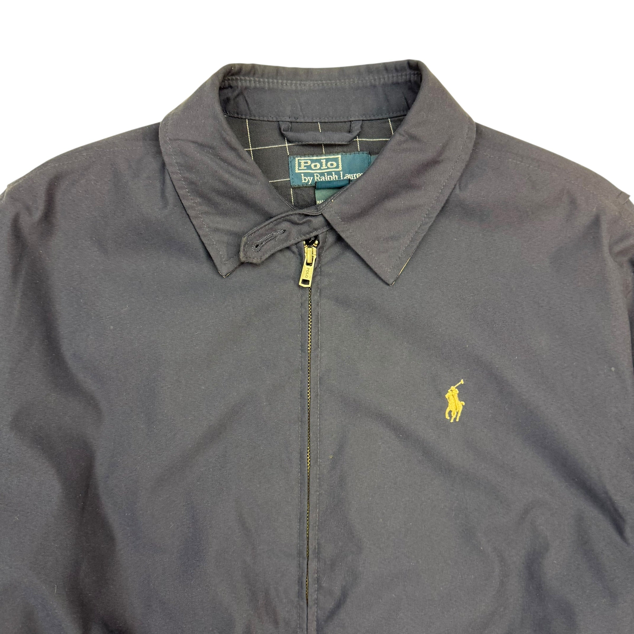 Vintage Polo Ralph Lauren Harrington Jacket Navy Blue