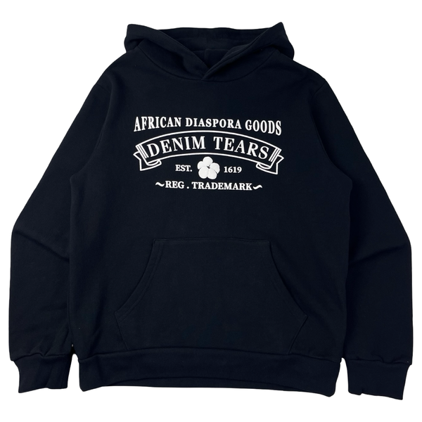 Denim Tears ADG Hoodie ADG Hoodie Black/White