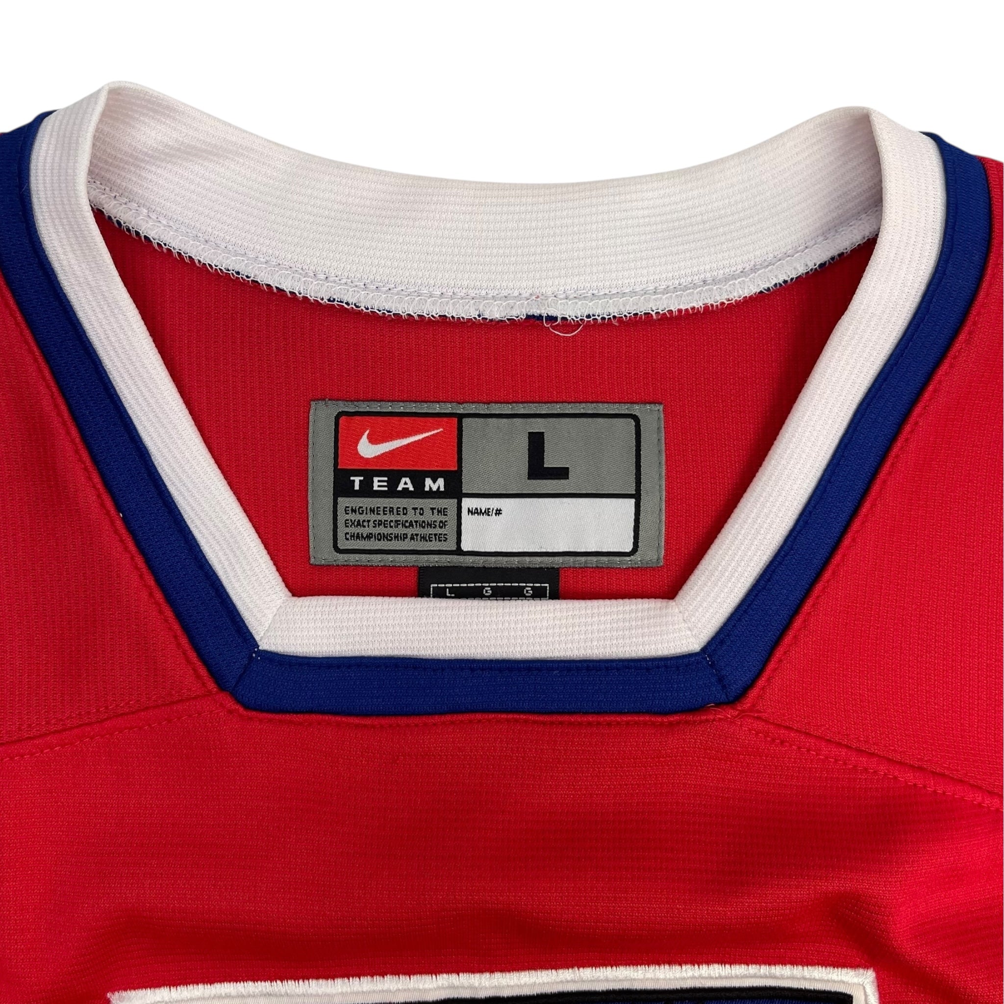 Vintage Nike Team Czech Republic Jersey Red