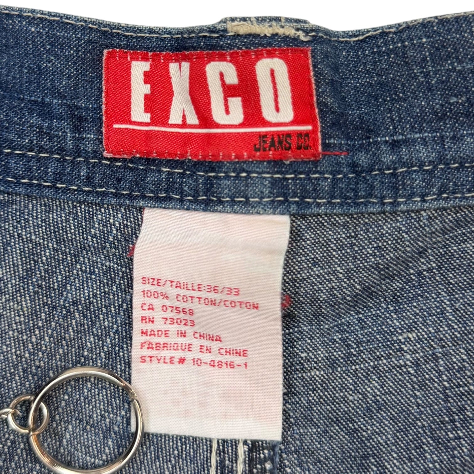 Vintage EXCO Baggy Denim Pants Dark Wash