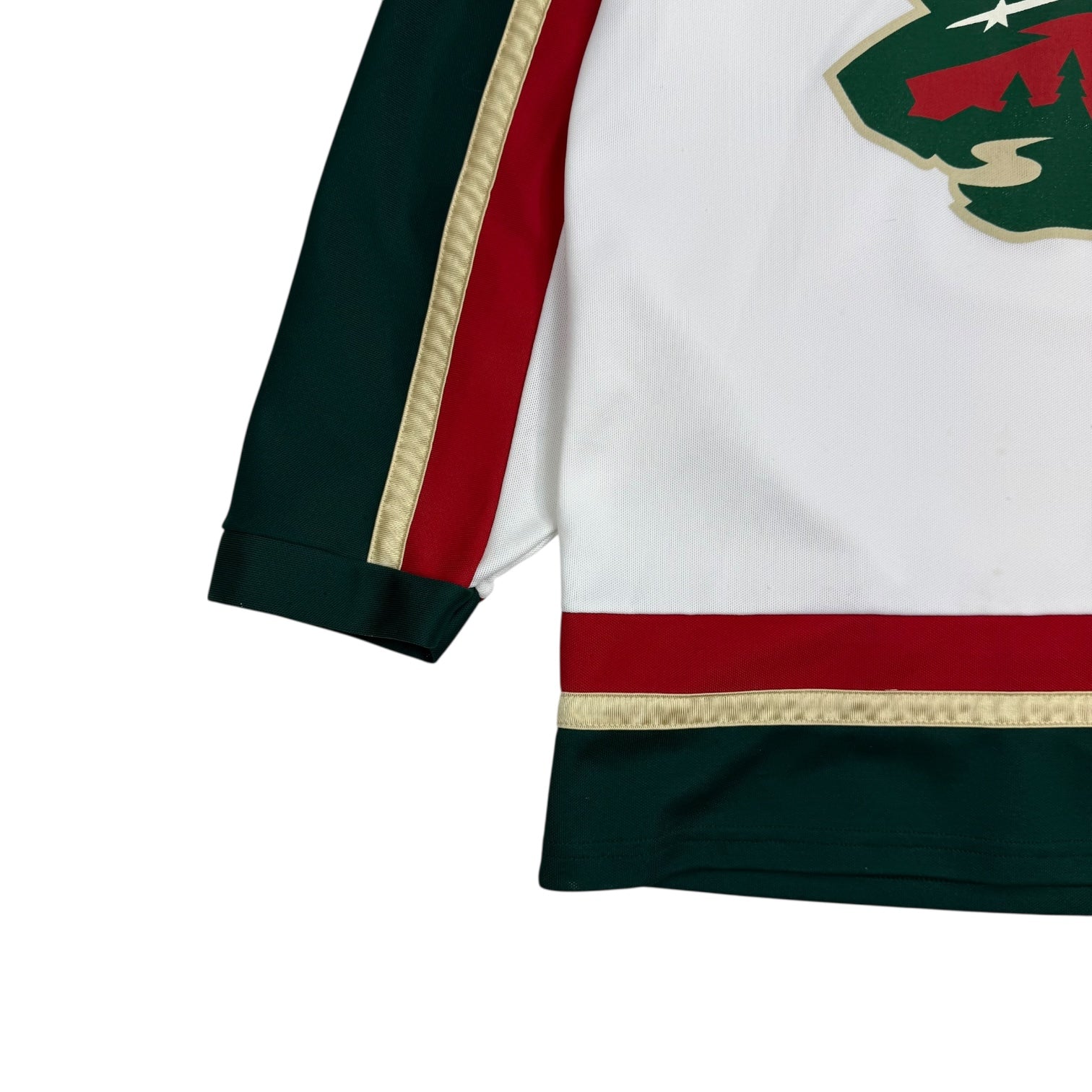 Vintage CCM Minnesota Wild Away Jersey White/Green