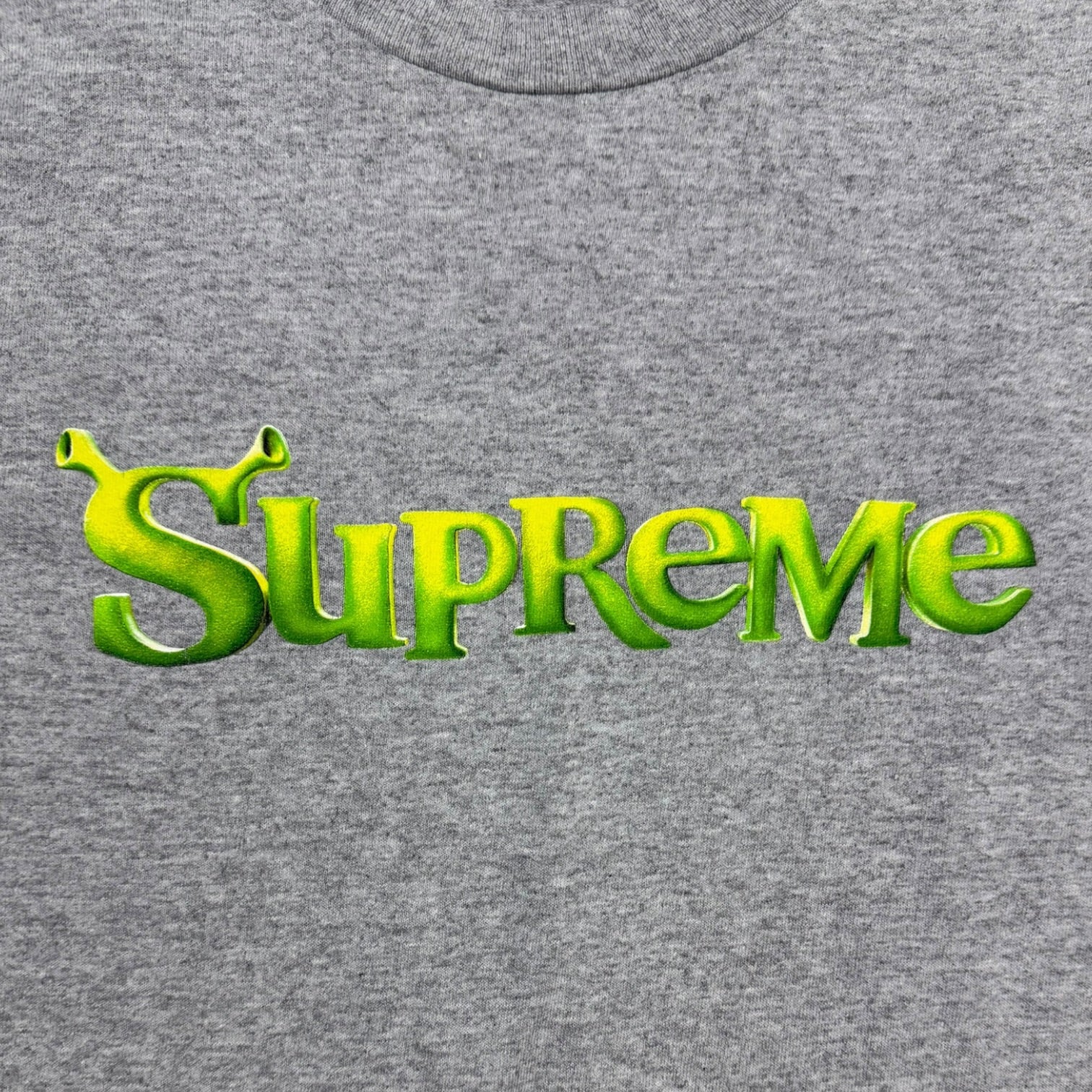 Supreme Shrek Tee Heather Grey