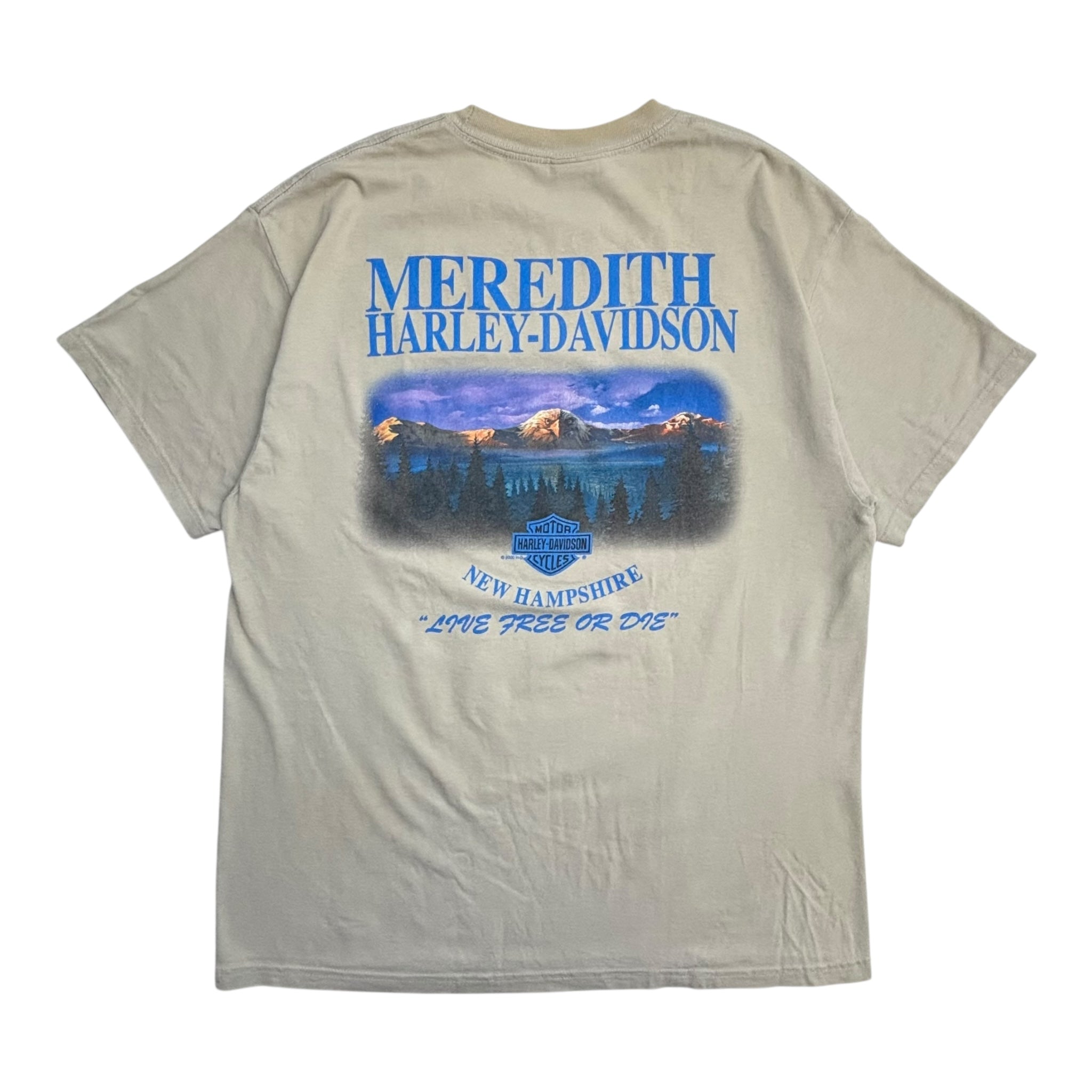 2007 Harley Davidson New Hampshire "Live Or Die" T-Shirt