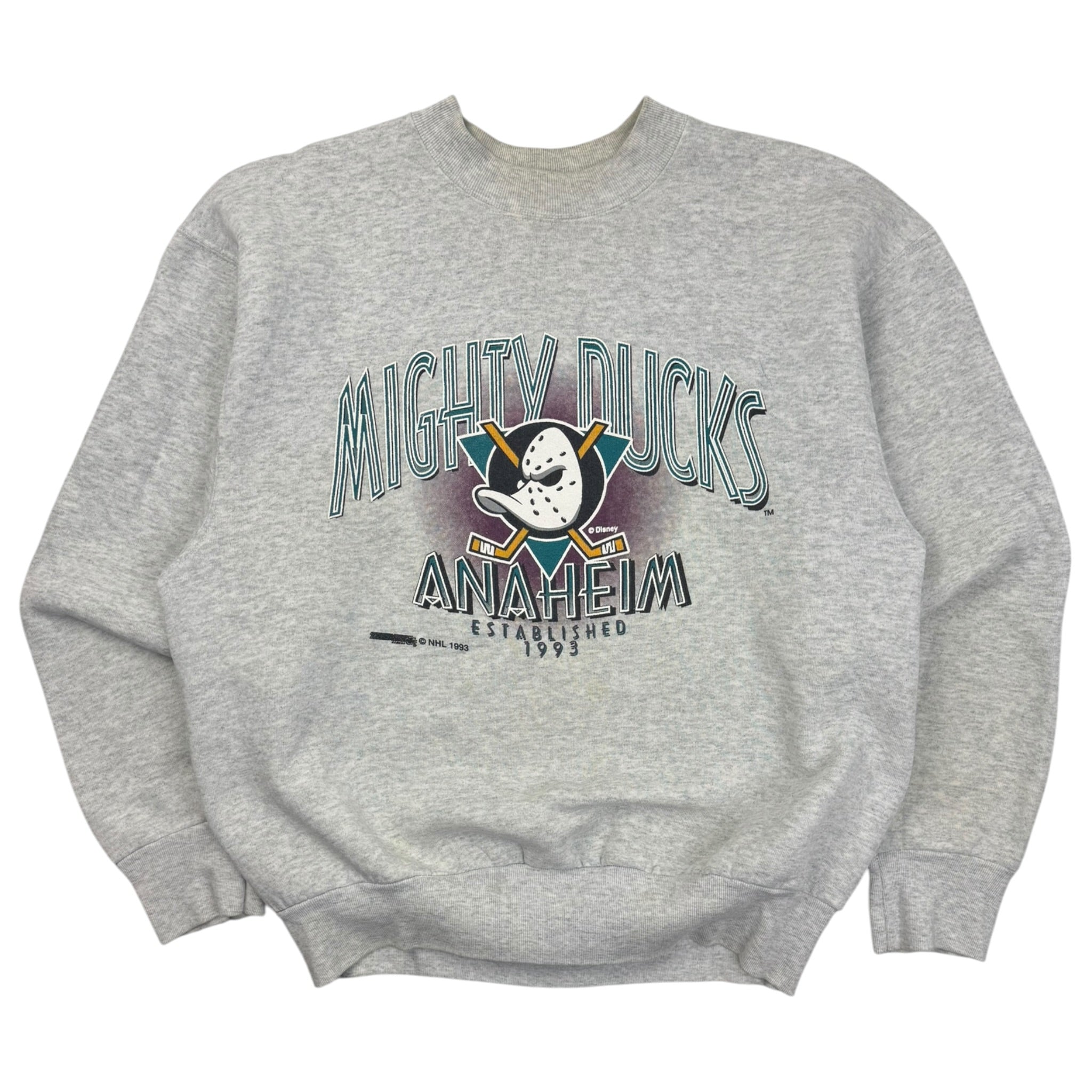 1993 Anaheim Mighty Ducks NHL Crewneck