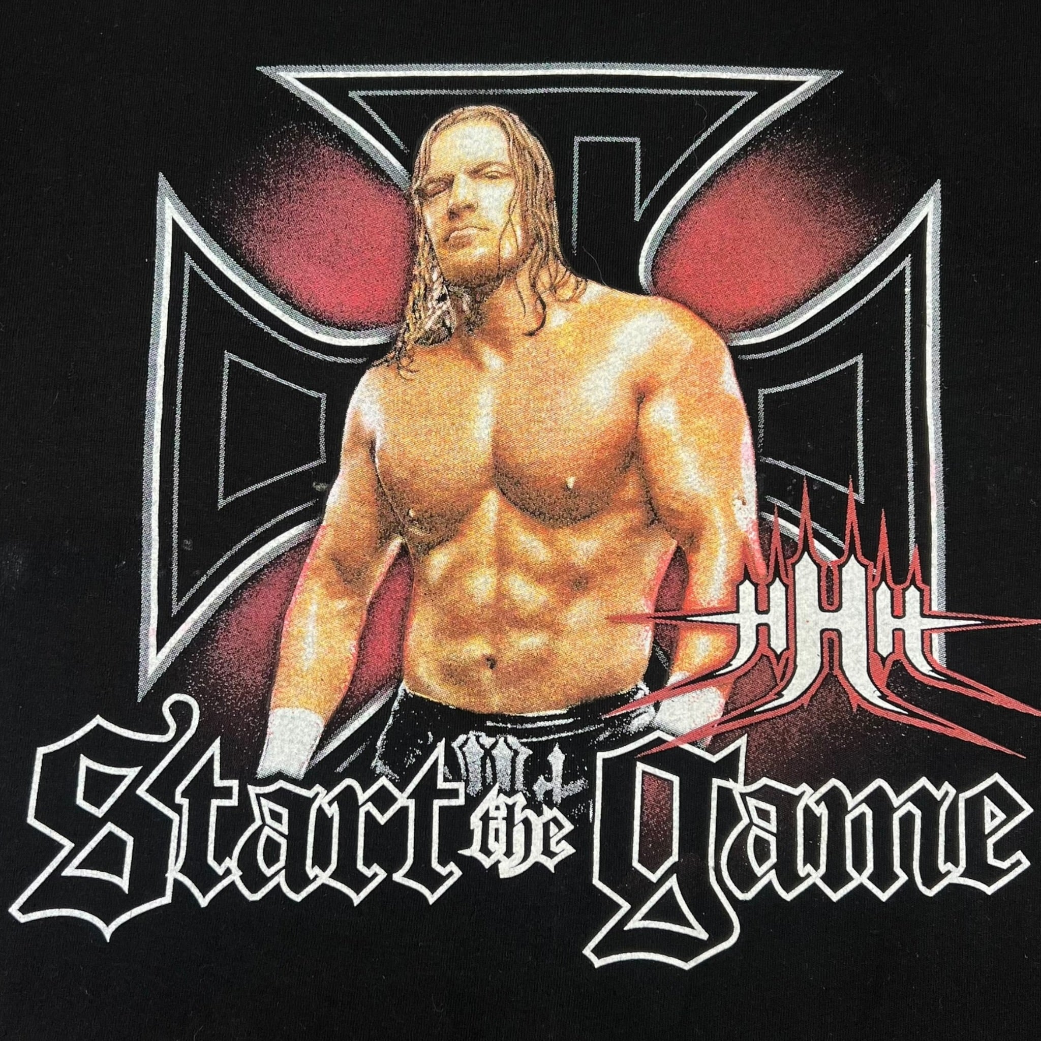 Vintage Triple H "Start The Game" WWE Wrestling T-Shirt