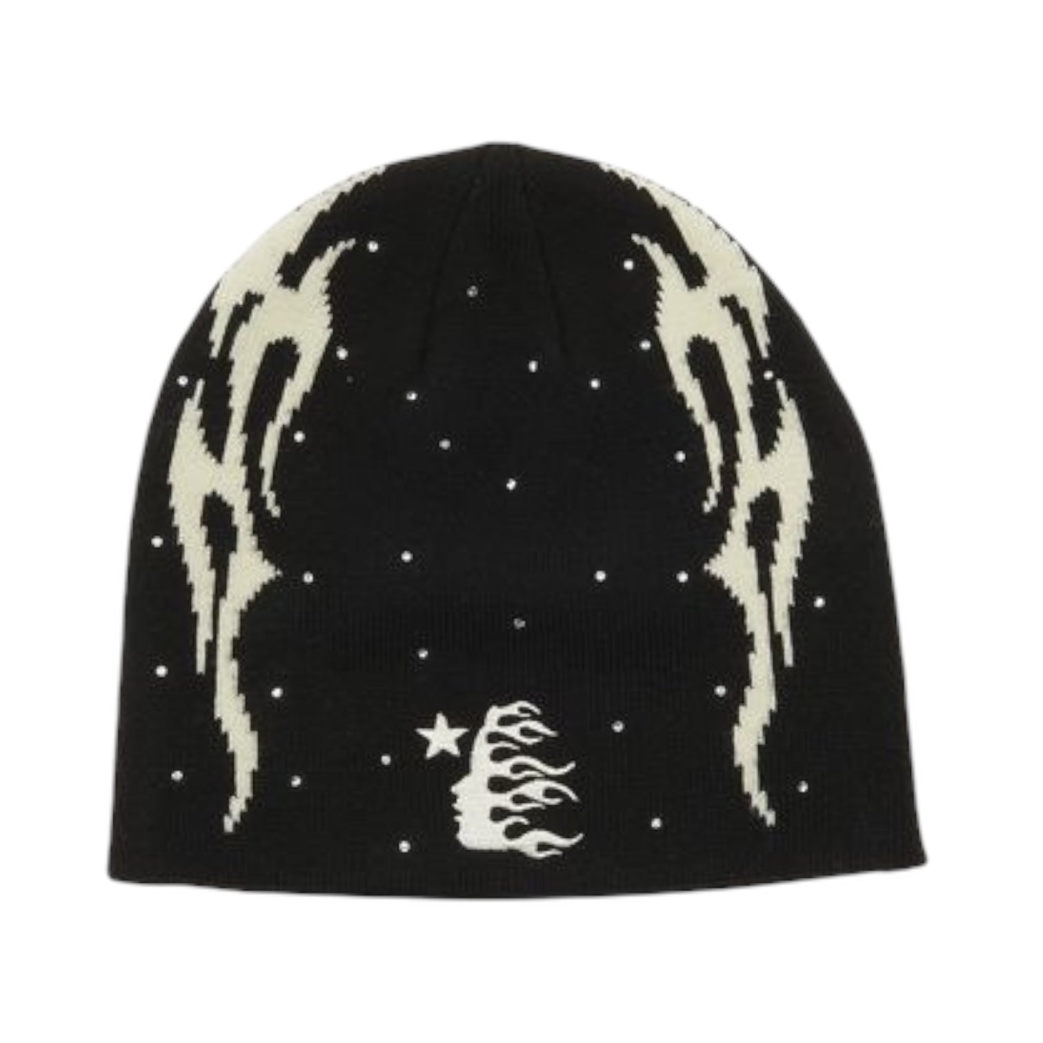 Hellstar Flame Beanie Black