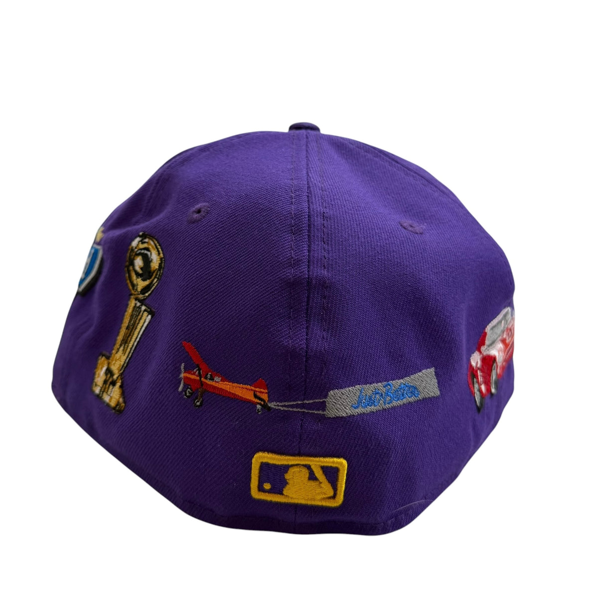 Just Don x Better Gift MLB LA Dodgers Purple Fitted Hat Purple