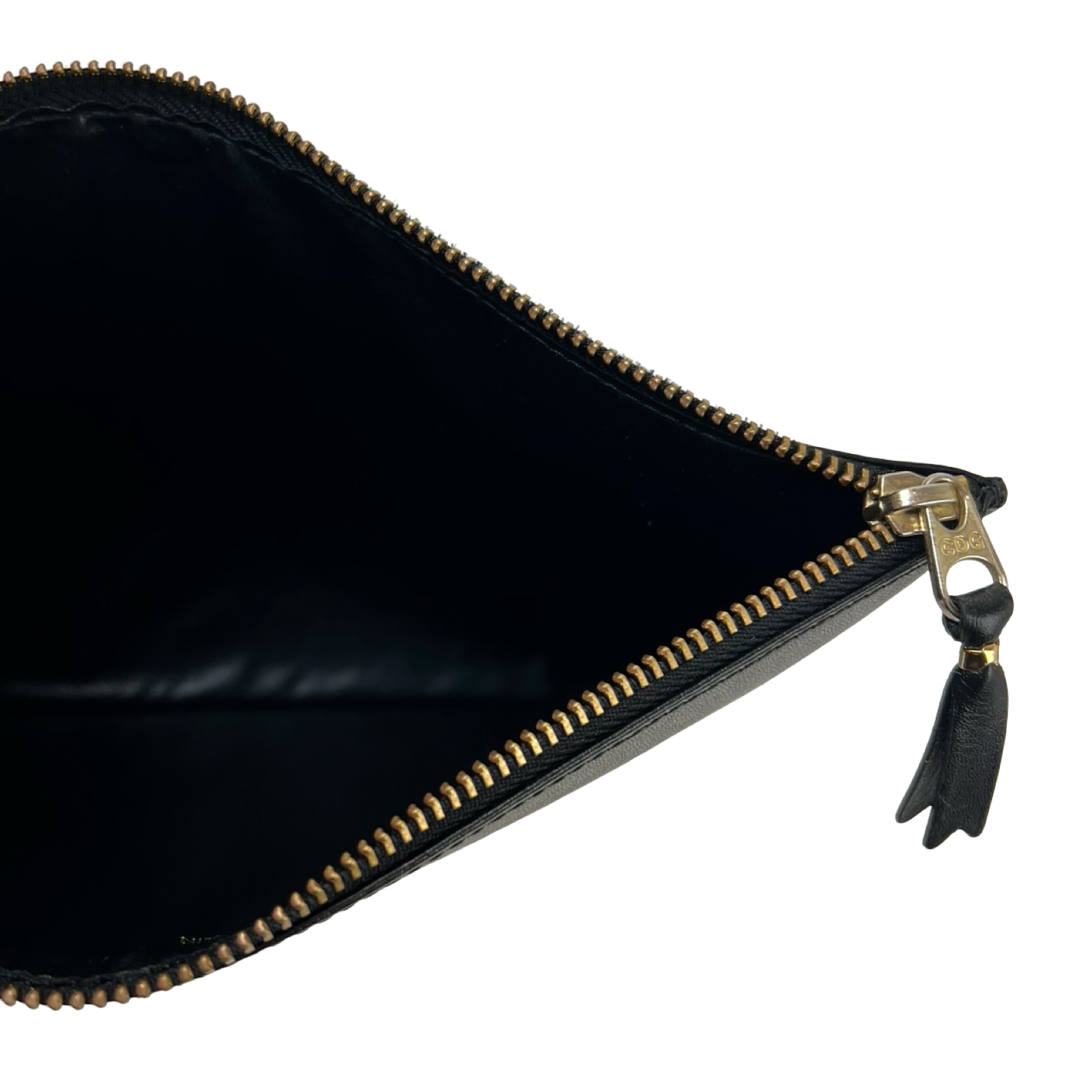 Comme Des Garçons Huge Logo Zip Pouch