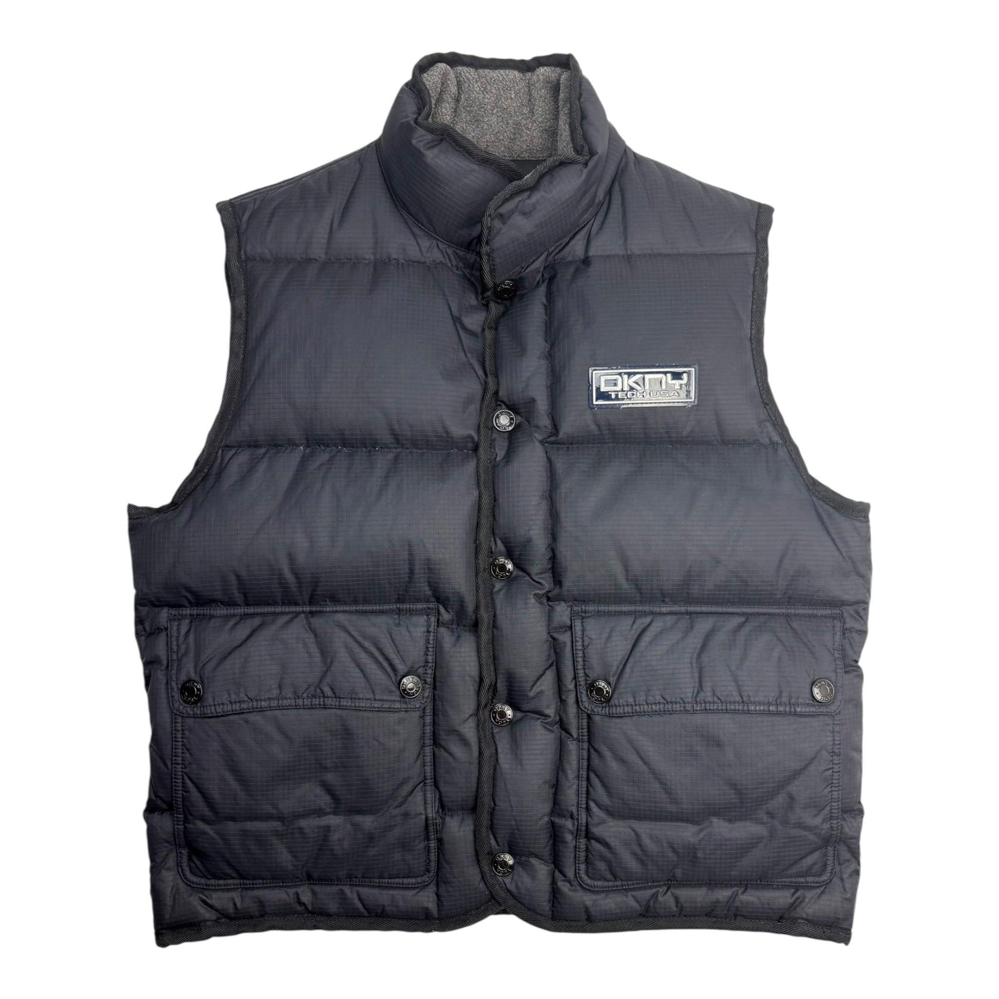 Vintage Y2K DKNY Active Tech Puffer Vest
