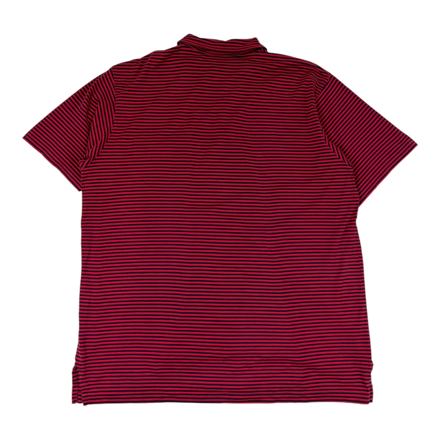 Vintage Polo Ralph Lauren Striped Polo T-Shirt Red/Black
