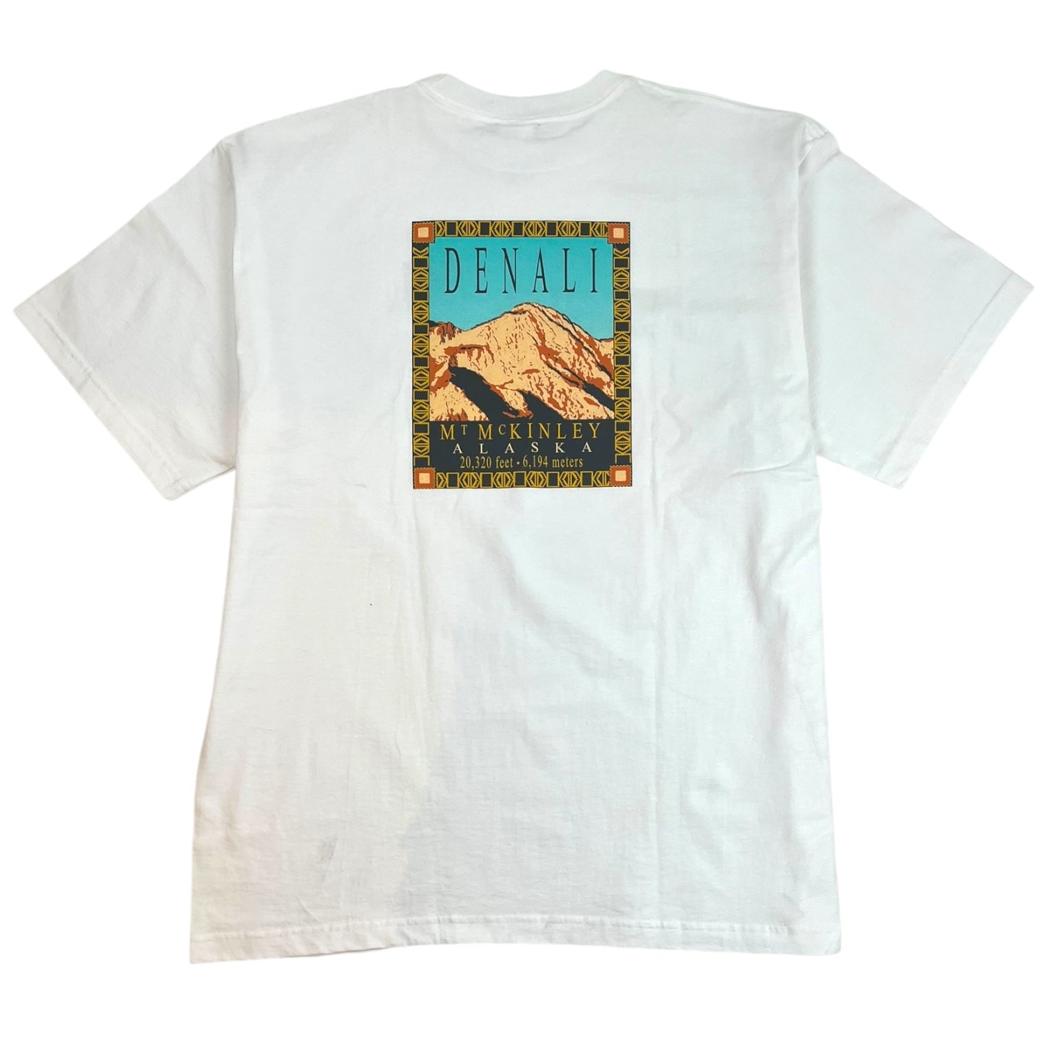 Vintage North Face Denali T-Shirt White