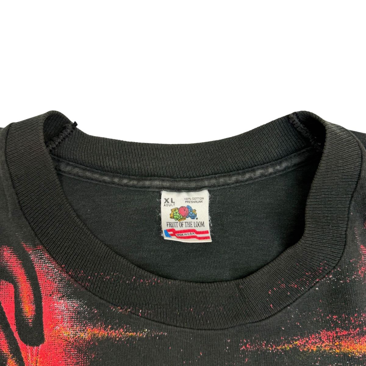 1991 Metallica Album Collage All Over Print Tee Black
