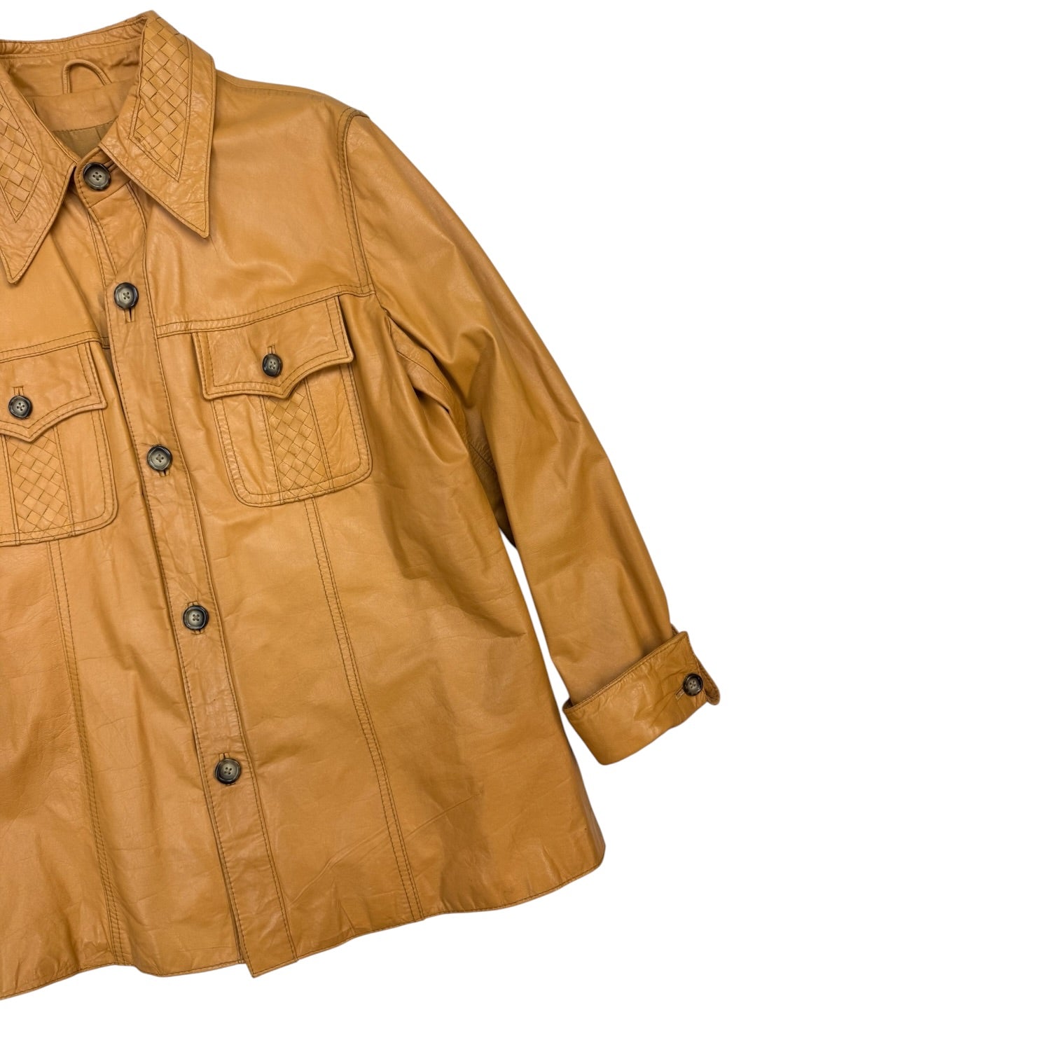 Vintage Baracuta Leather Overshirt