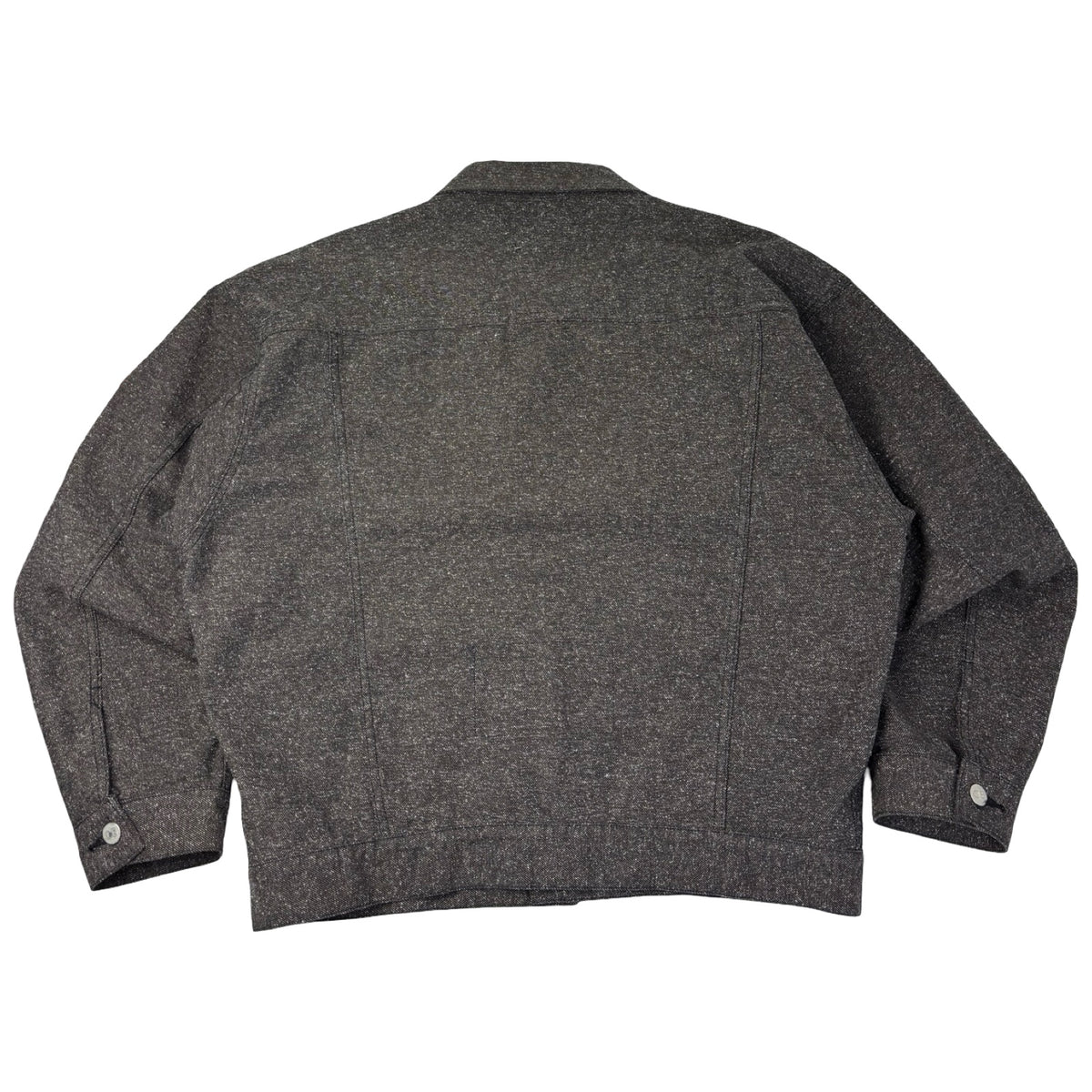 Cav Empt Casual Nep Twill Trucker Jacket Charcoal