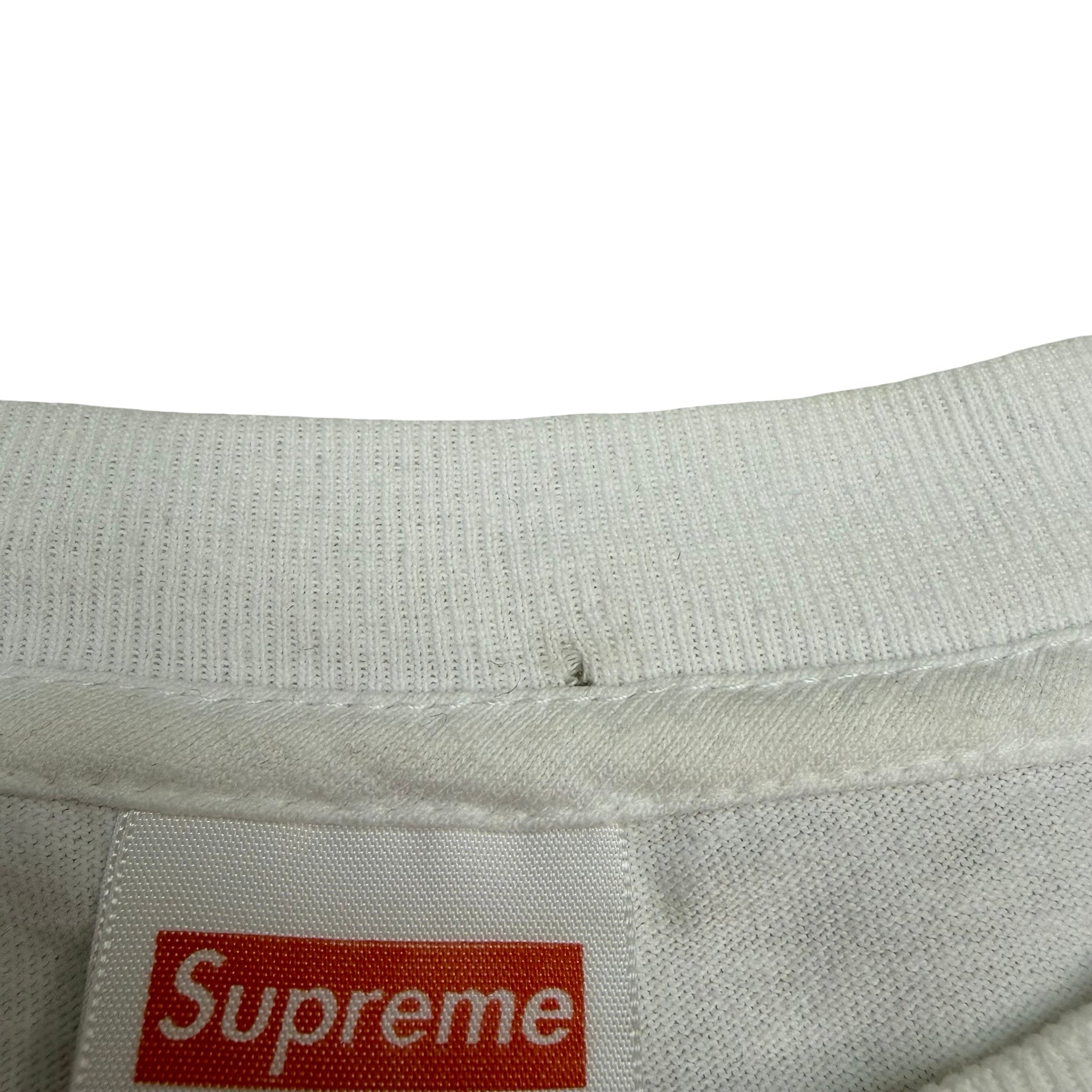 2011 Supreme Japan Relief Box Logo Tee White