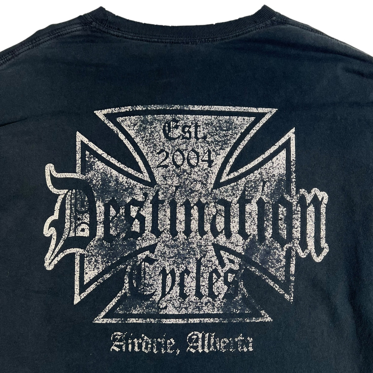Vintage Destination Cycles Inc “2000’s Destination” Long Sleeve T-Shirt Black