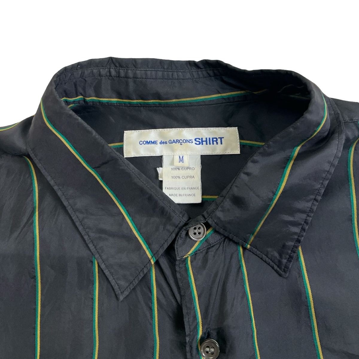 COMME des GARÇONS S/S 2019 Cupro Stripe Shirt