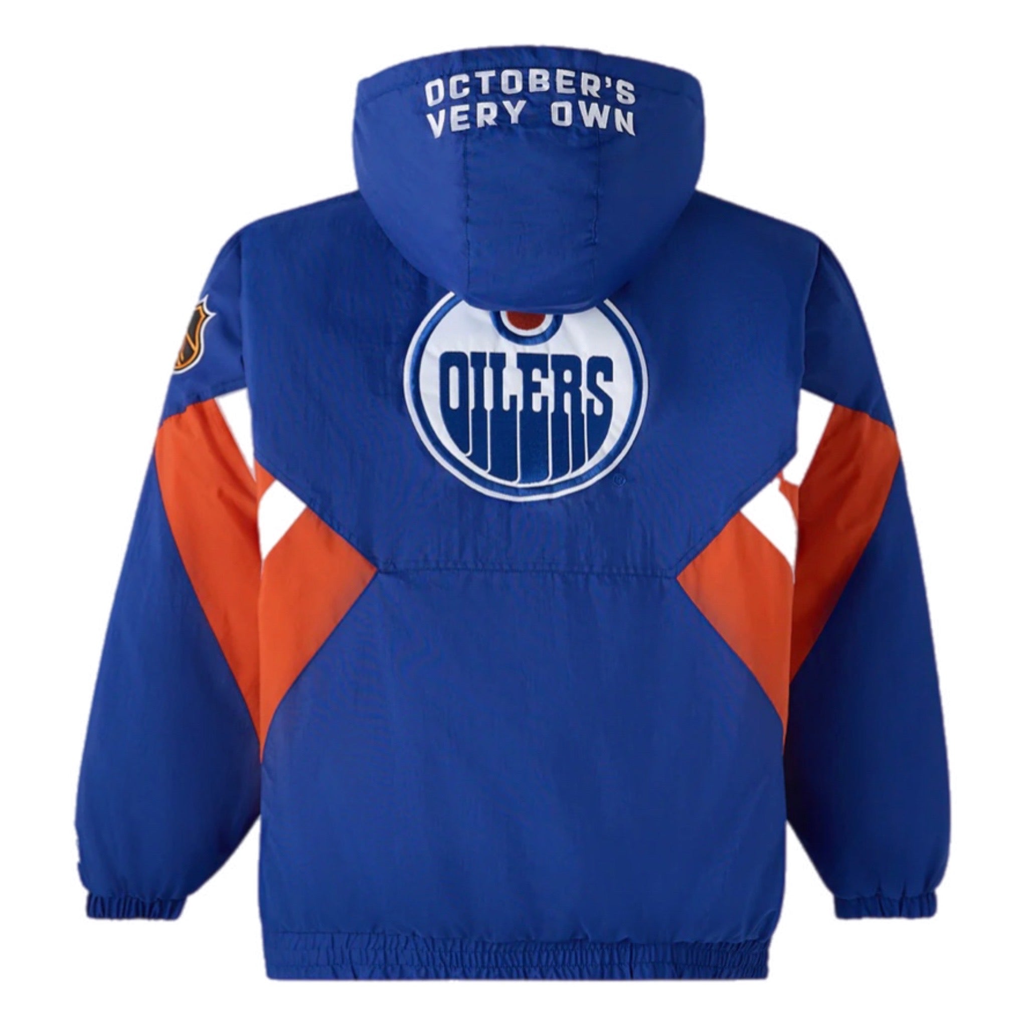 OVO x Starter Edmonton Oilers Half-Zip Hooded Jacket