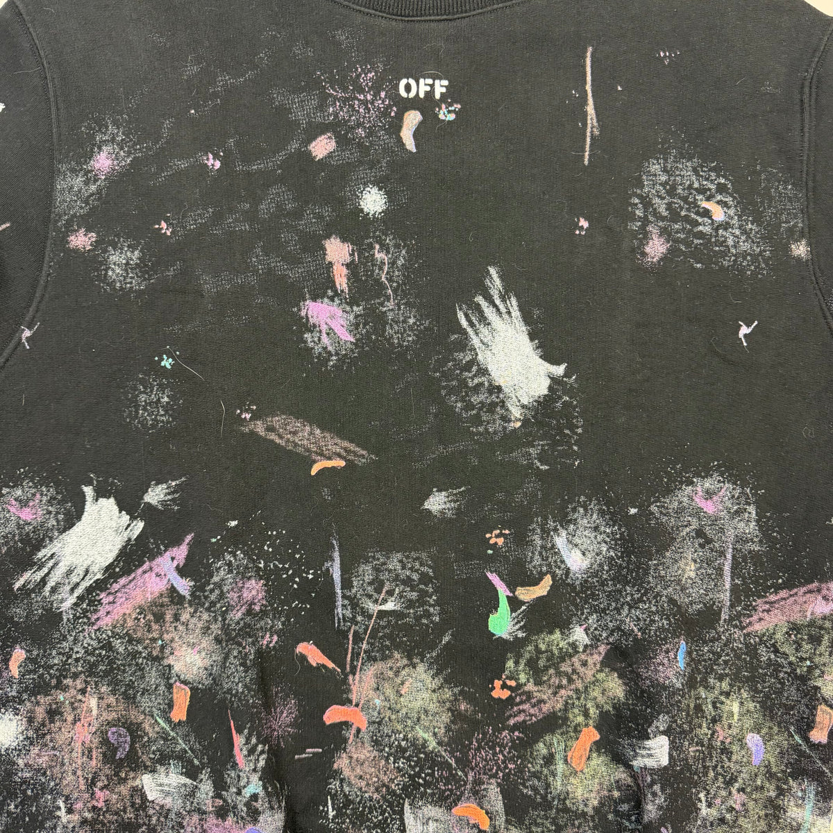 Off-White Galaxy Brushed Crewneck Black