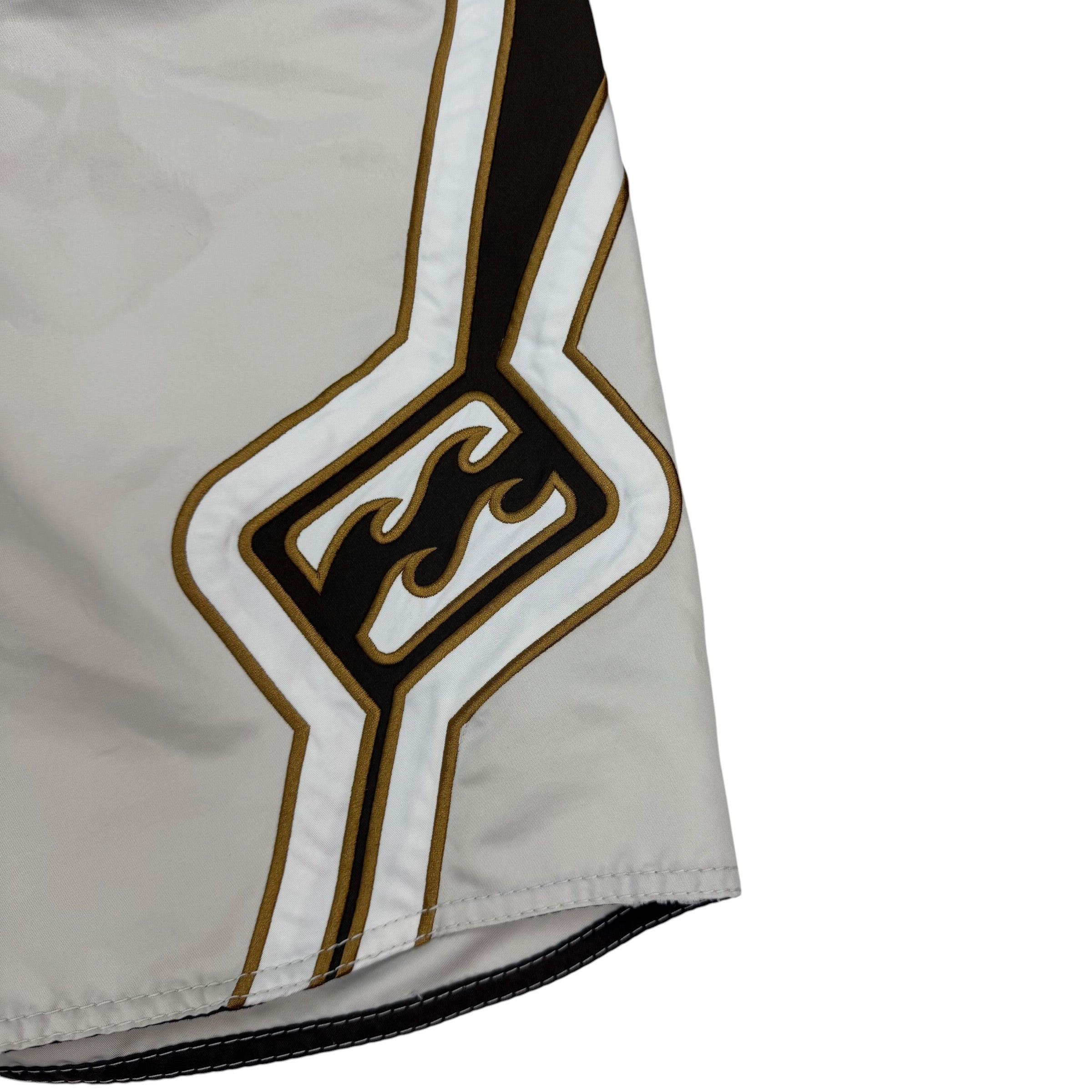 Vintage Billabong Board Shorts White/Brown