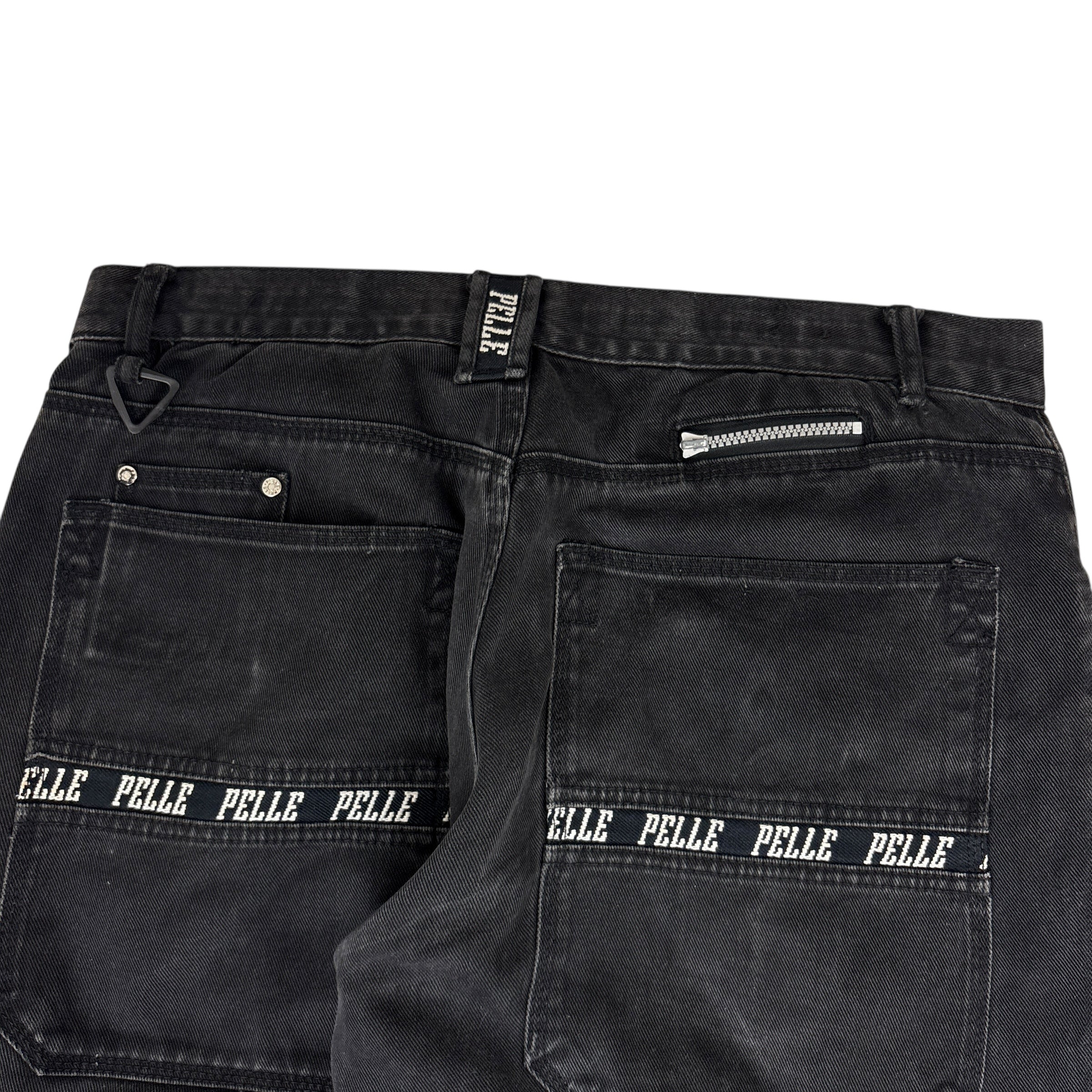 Y2KPelle Pelle Baggy Black Denim Jeans