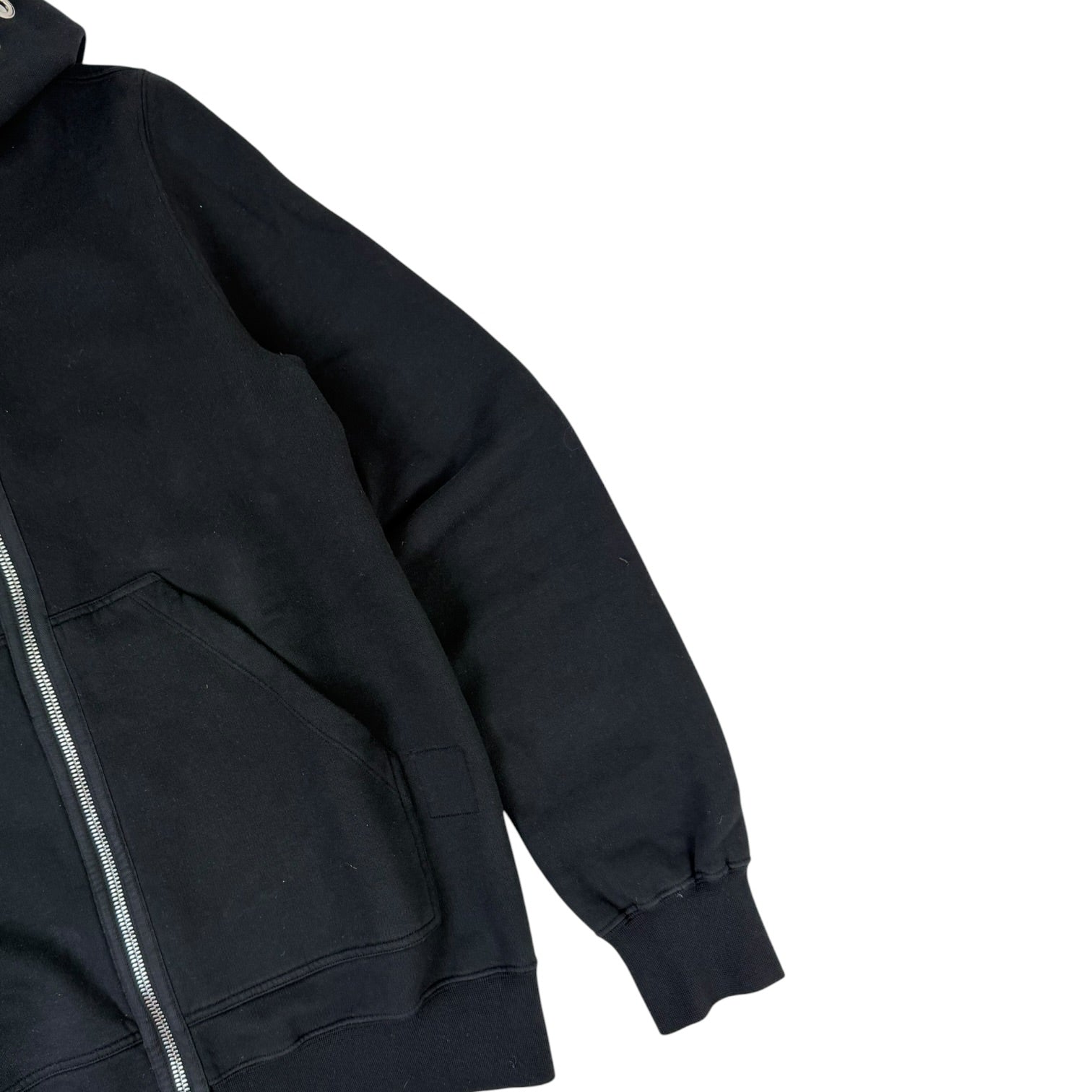 Rick Owens DRKSHDW Gimp Zip-Up Hoodie Black