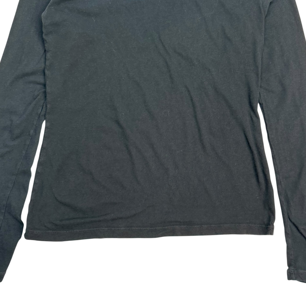 (W) Standard James Perse L/S Tee Black