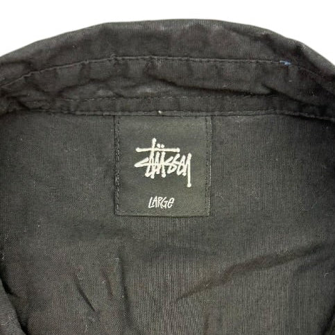 Stussy Button Up Work Shirt Black