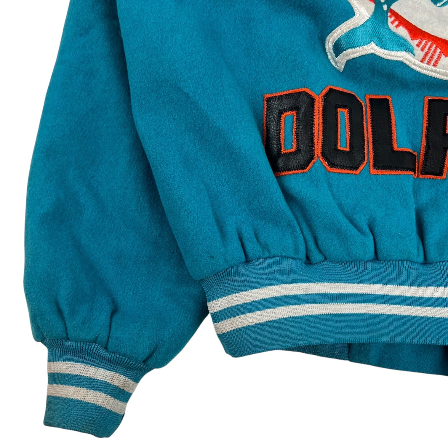 Vintage Miami Dolphins Varsity Jacket Teal/Black